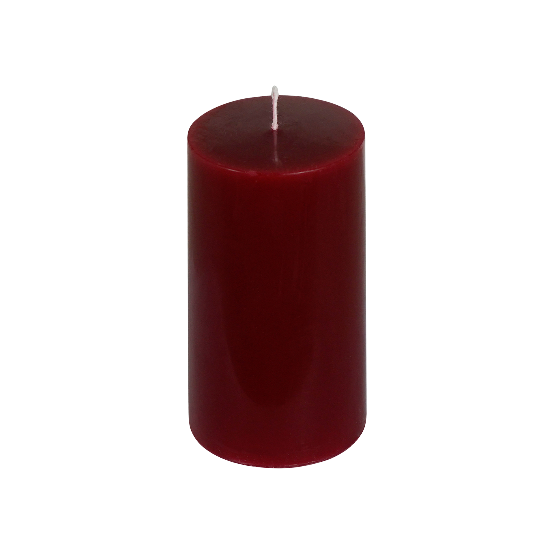 Kerze Blossom Weinrot