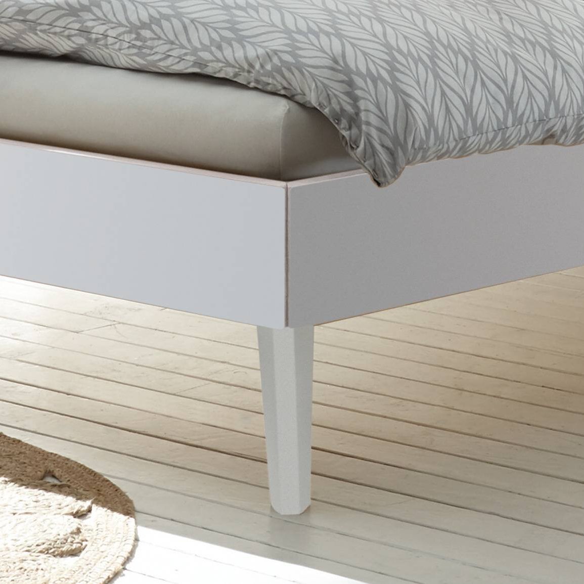 HASENA Bett Pesaro Kopfteil Kuhl White Gestell Weiß lackiert 180x200 cm HASENA Bett Pesaro Kopfteil Kuhl White Gestell Weiß lackiert 180x200 cm