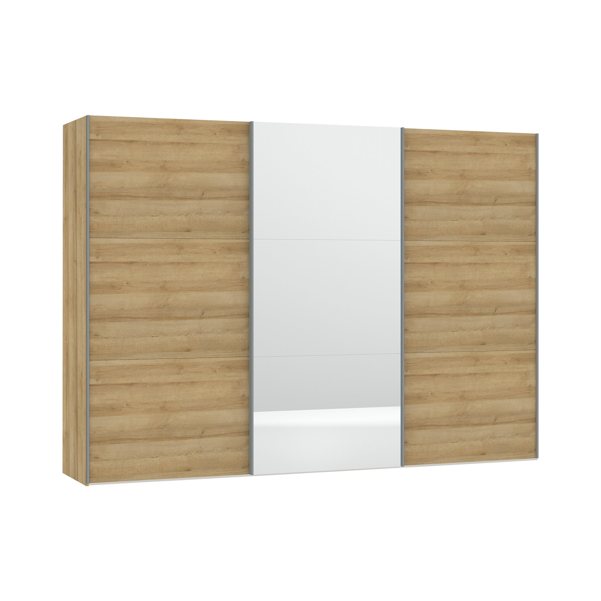 Schwebetürenschrank Laika Holzfarben 58.5*303*220 Schwebetürenschrank Laika Holzfarben 58.5*303*220
