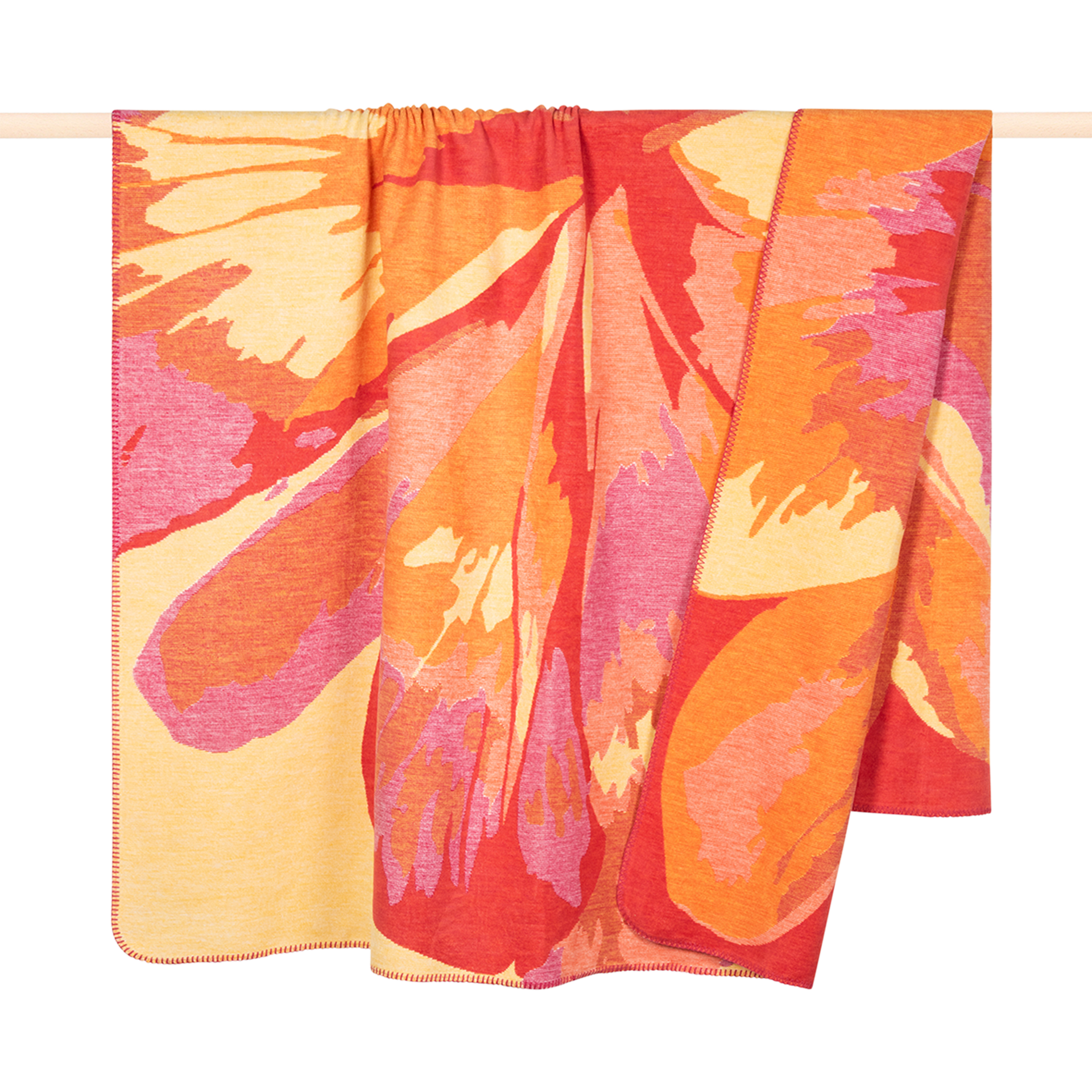 Decke Flower Pink 150x150cm