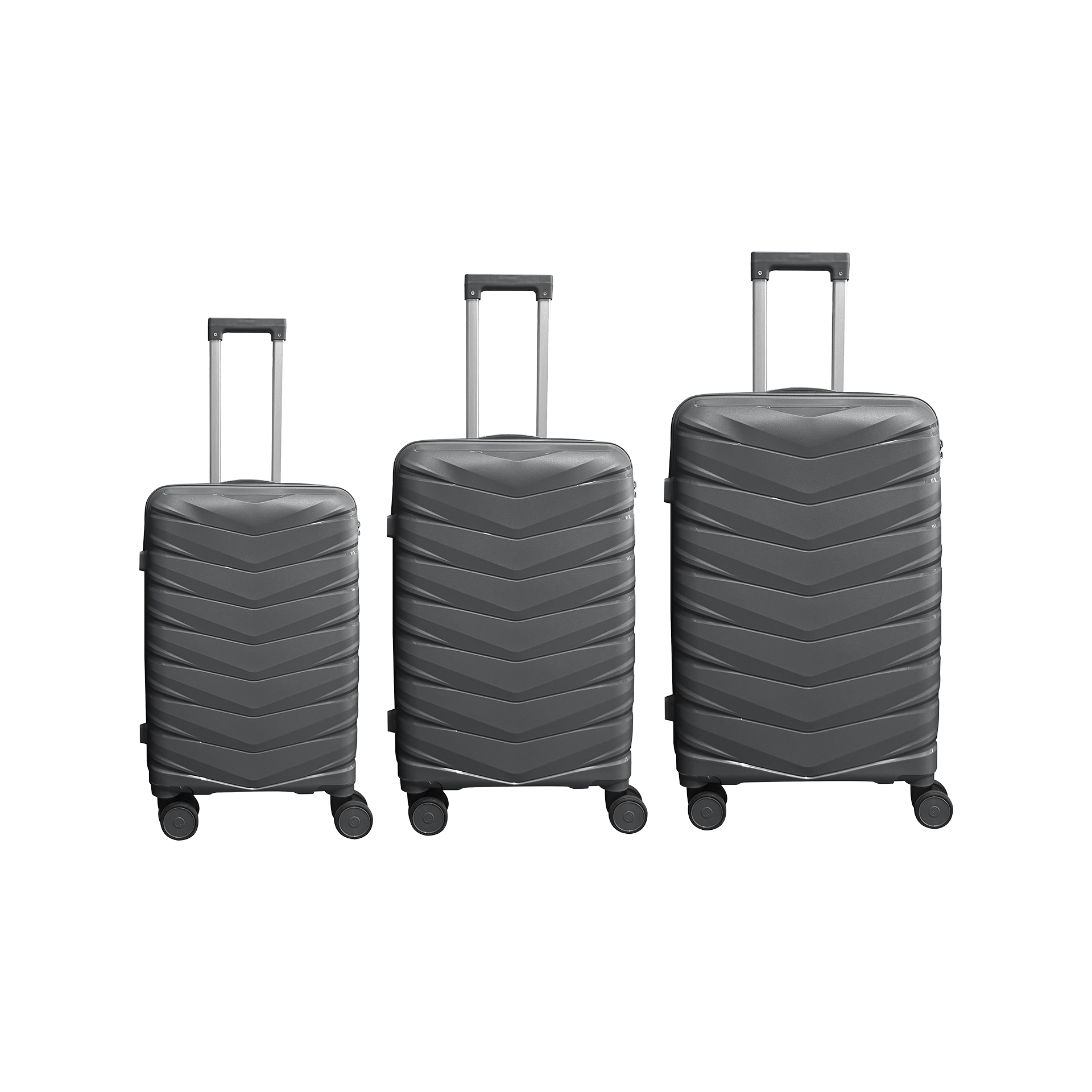 Koffer-Set Trolley1 anthrazit