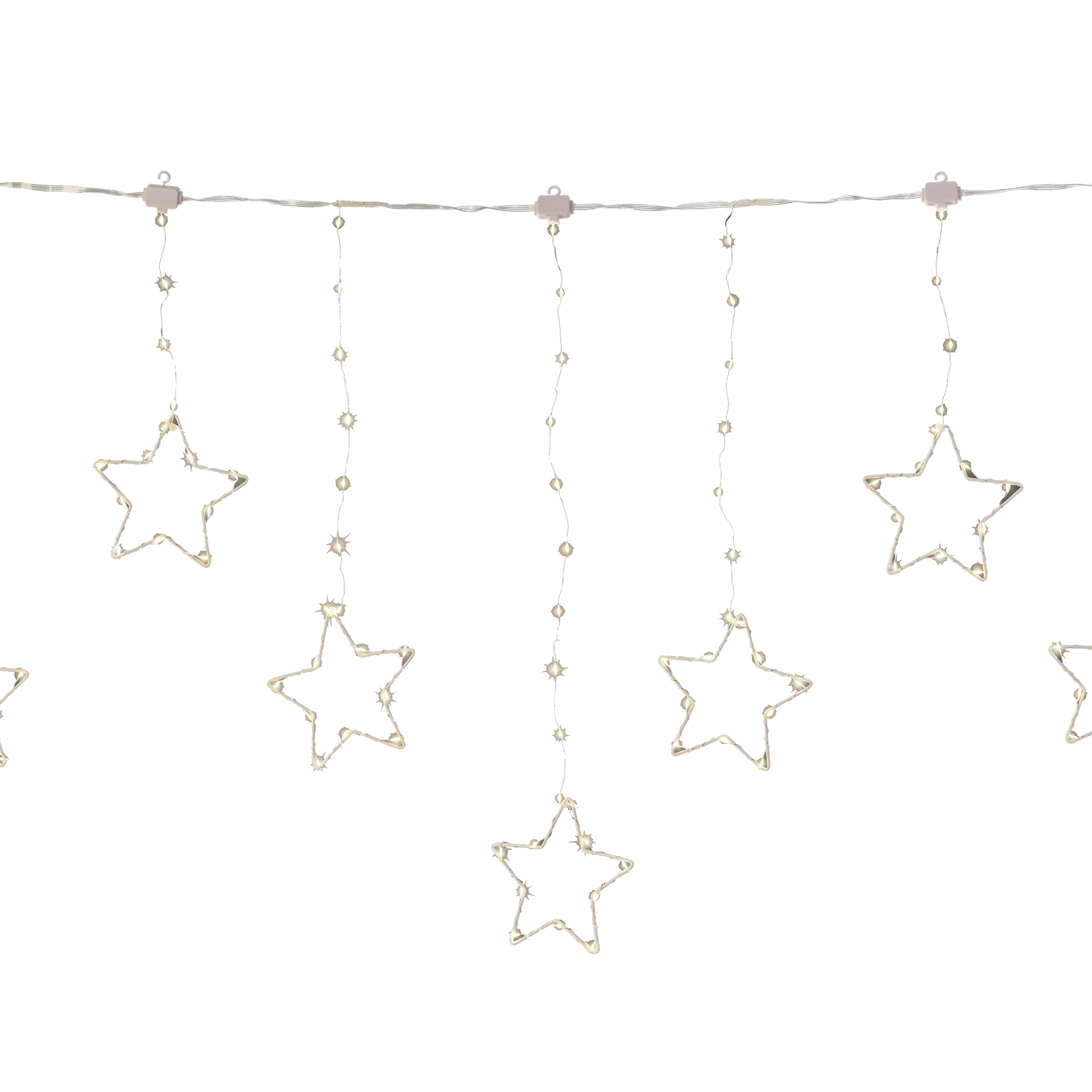 Weihnachtsbeleuchtung Silber