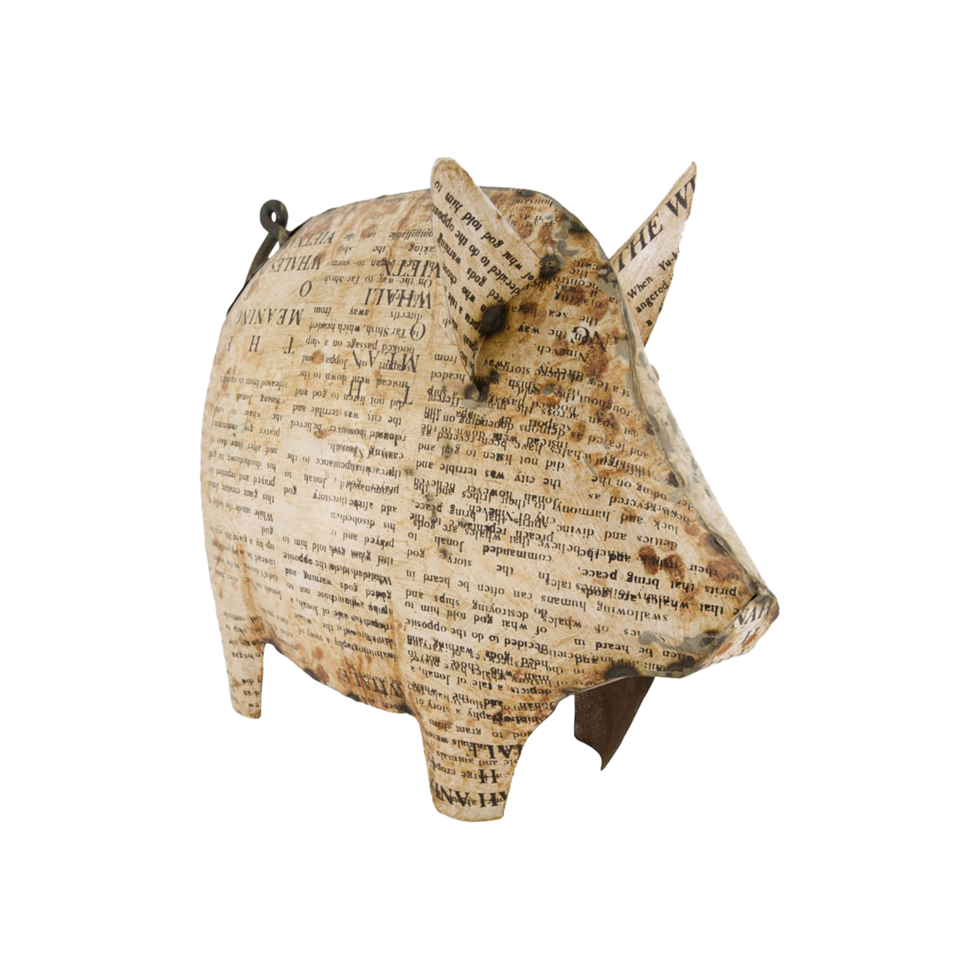 Dekofigur Pig Antik Weiß Dekofigur Pig Antik Weiß