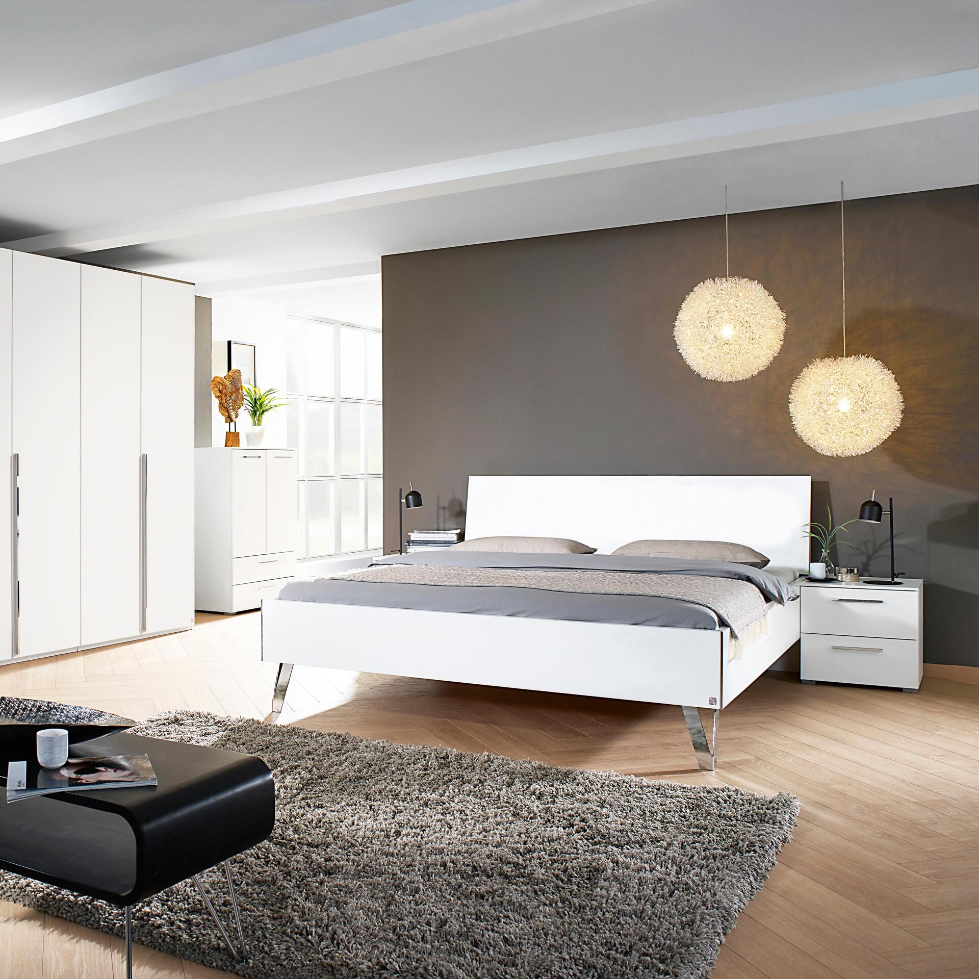 Inovationi Bett Monaco-Extra 180x200 cm Weiß 216*187*99