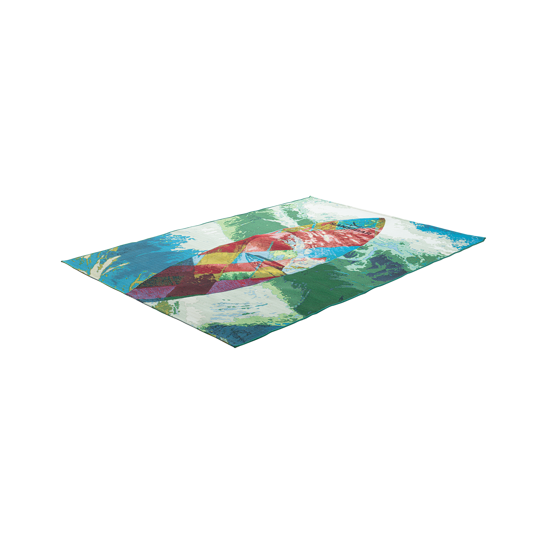 Outdoorteppich Sansibar Rantum Beach 130x190 Multi Board Blue Outdoorteppich Sansibar Rantum Beach 130x190 Multi Board Blue
