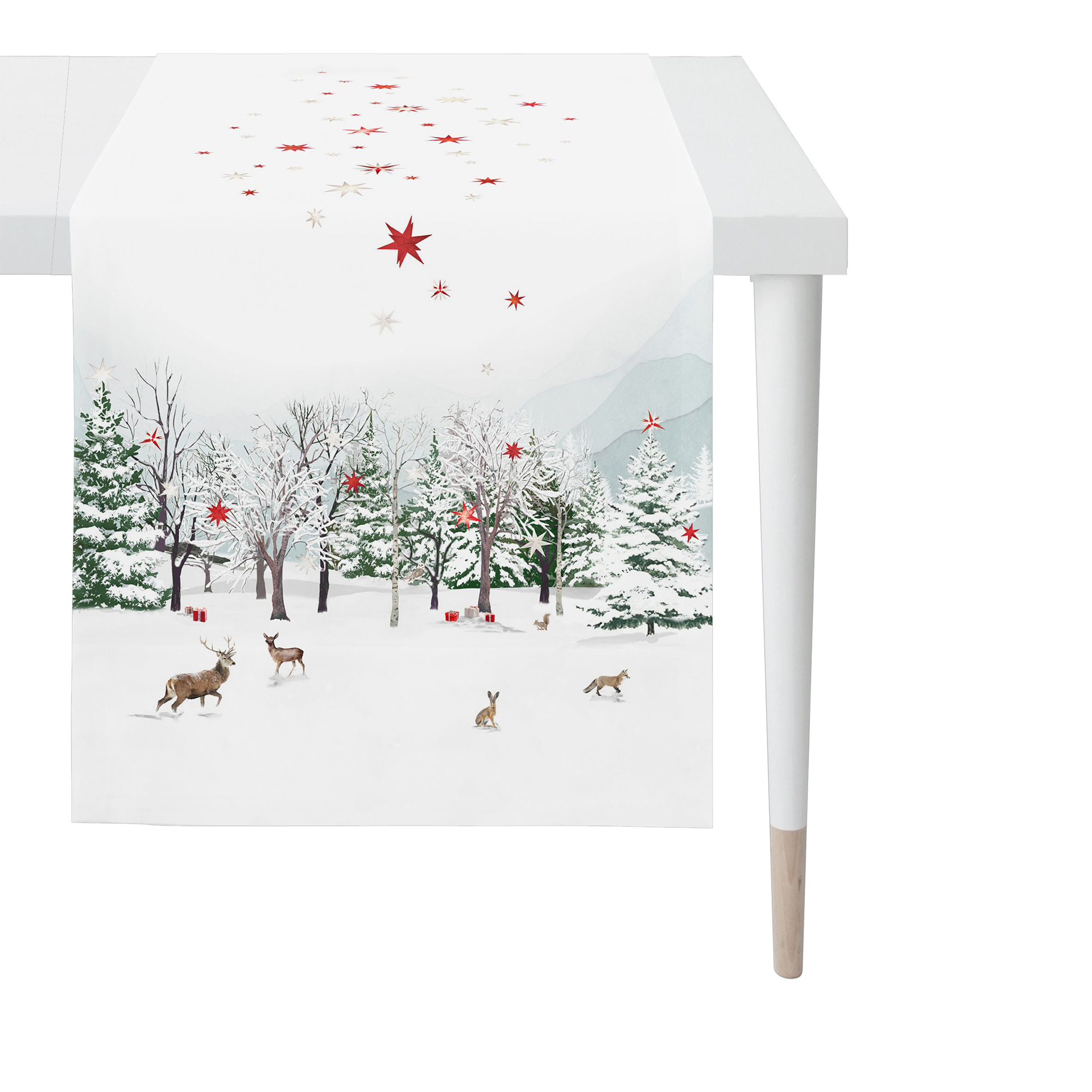 Tischläufer Tannen Rot Tischläufer Tannen Rot