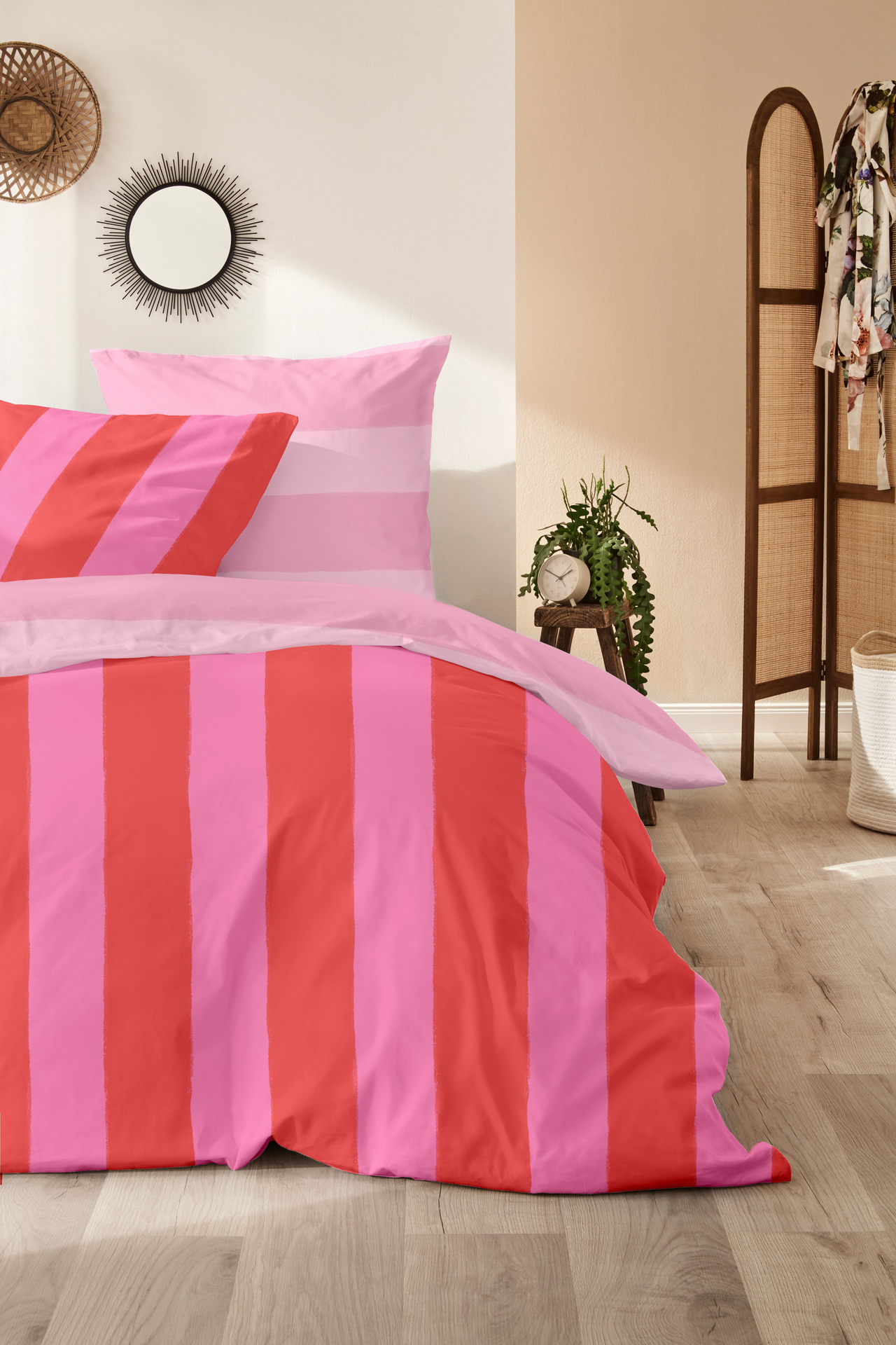 Renforce Bettwäsche Hofmeister Home Rosa-Pink 135x200cm Renforce Bettwäsche Hofmeister Home Rosa-Pink 135x200cm