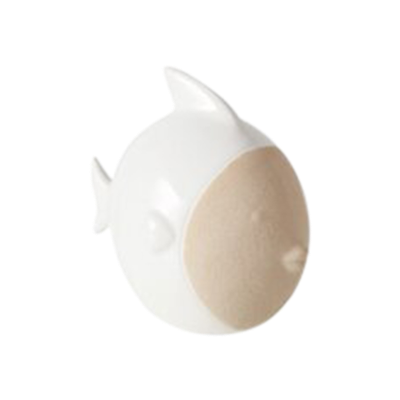 Dekofigur Shelby Beige-Weiß