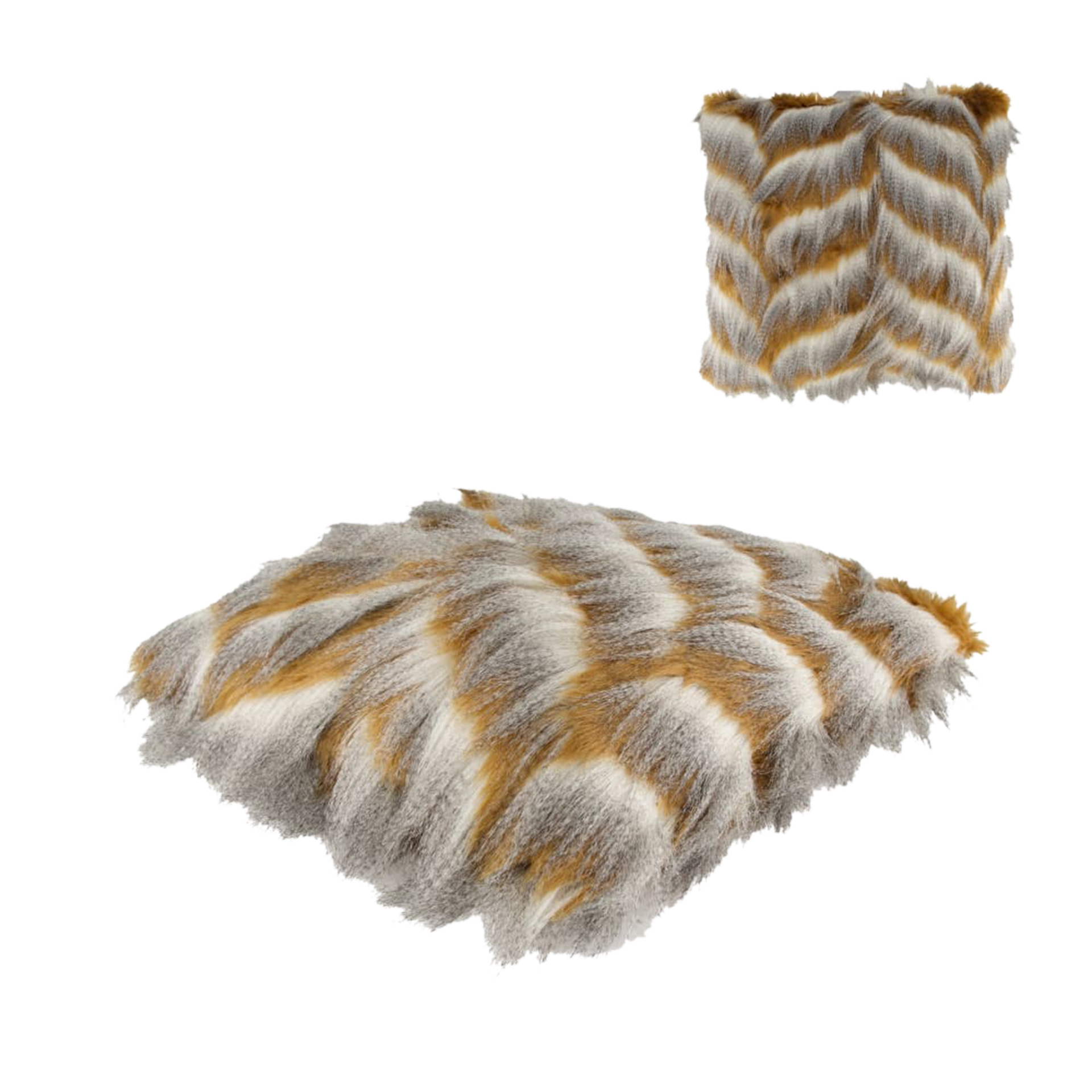 Zierkissen Acrylic Braun-Weiß cm Zierkissen Acrylic Braun-Weiß cm