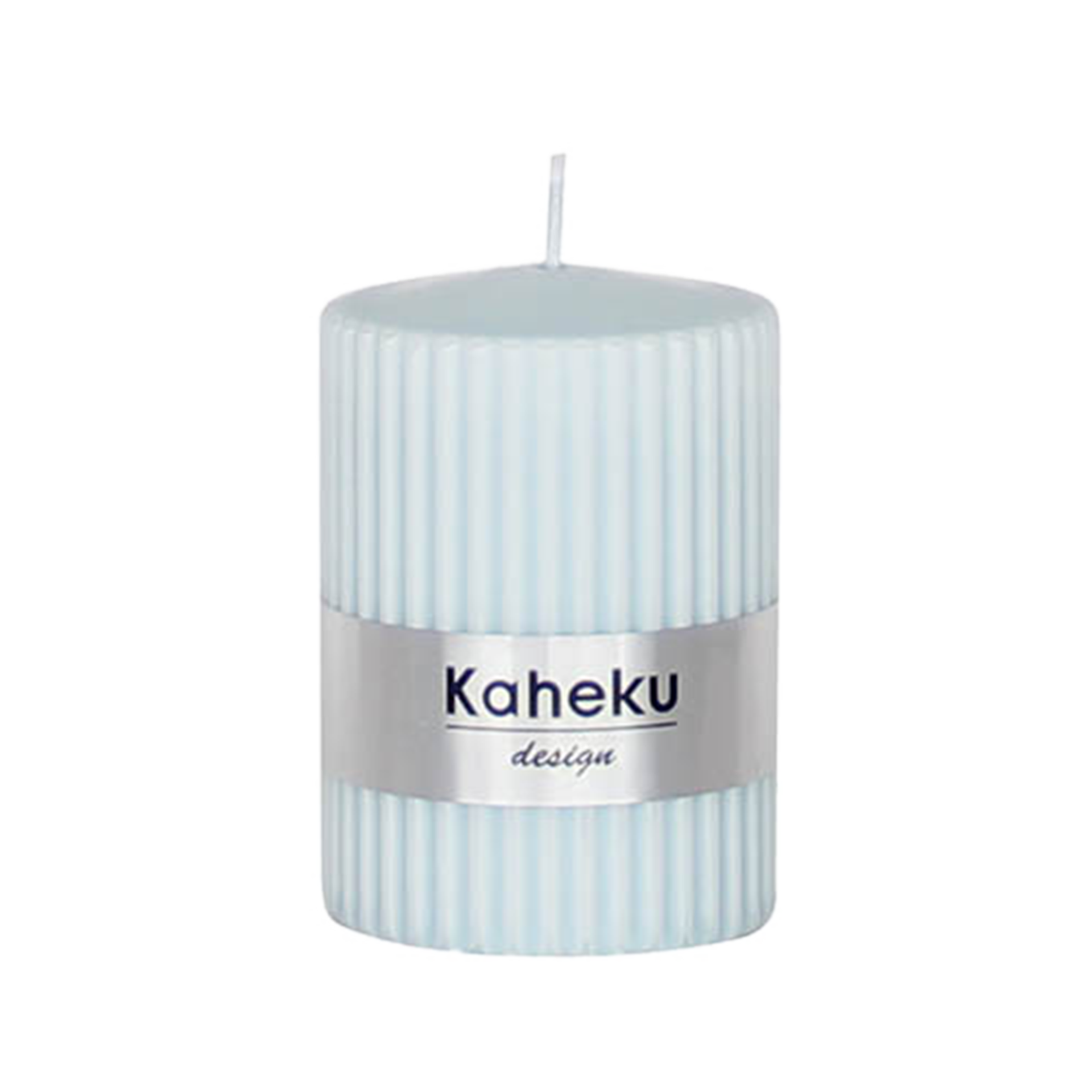 Kerze Powder Eisblau