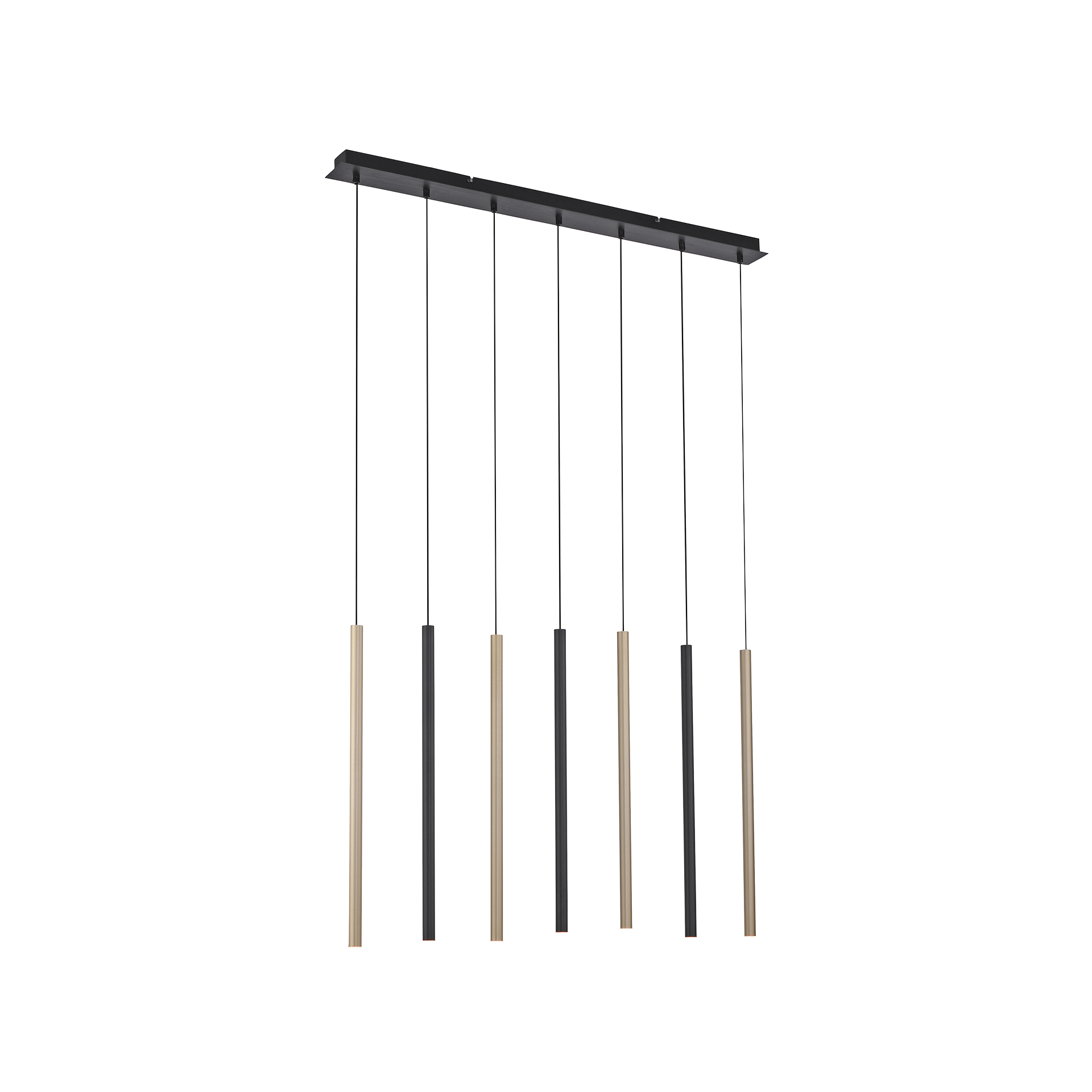 Pendelleuchte FLUTE Gold Schwarz Pendelleuchte FLUTE Gold Schwarz