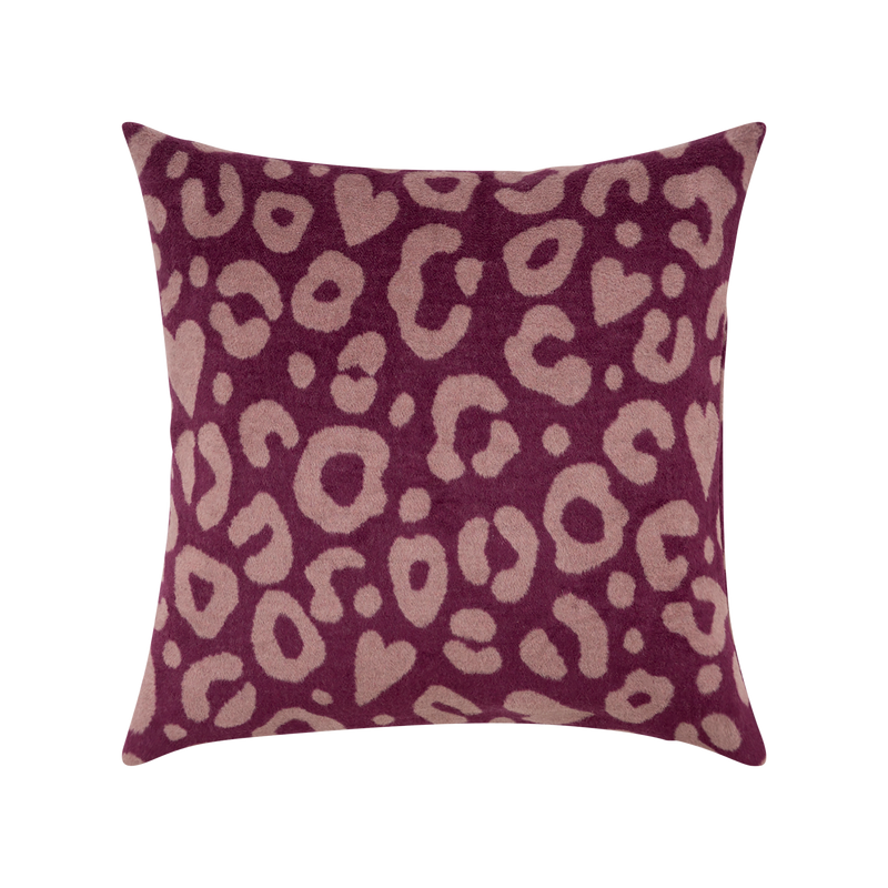 Kissenhülle Leo Burgundy 50x50cm