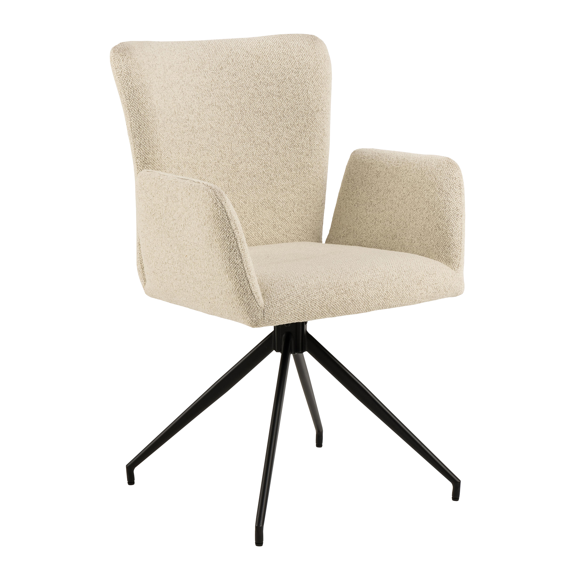 set one by Musterring Armlehnstuhl El Paso Bezug Creme Gestell Schwarz set one by Musterring Armlehnstuhl El Paso Bezug Creme Gestell Schwarz