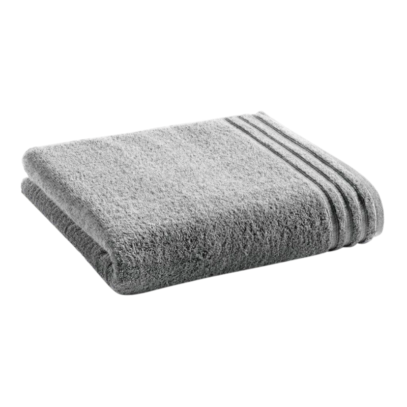 Vossen Handtuch Natural Glamour-E Light Grey 50x100cm