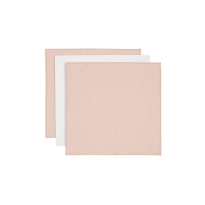 Mulltuch Twinkling 70x70cm 3 Stück 3-teilig Rosa Mulltuch Twinkling 70x70cm 3 Stück 3-teilig Rosa