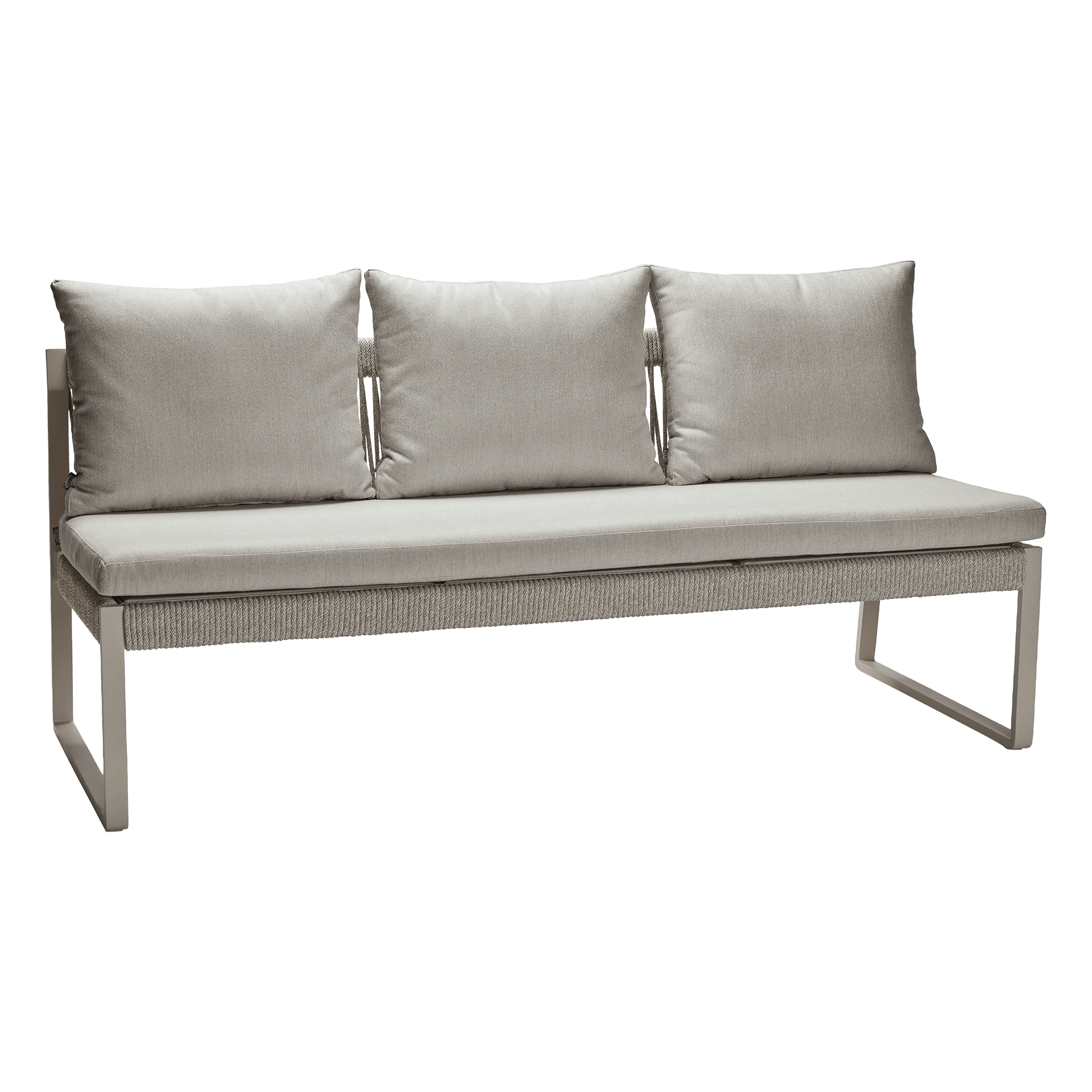 Stern Lounge-Sofa Tammo 3-Sitzer Greige