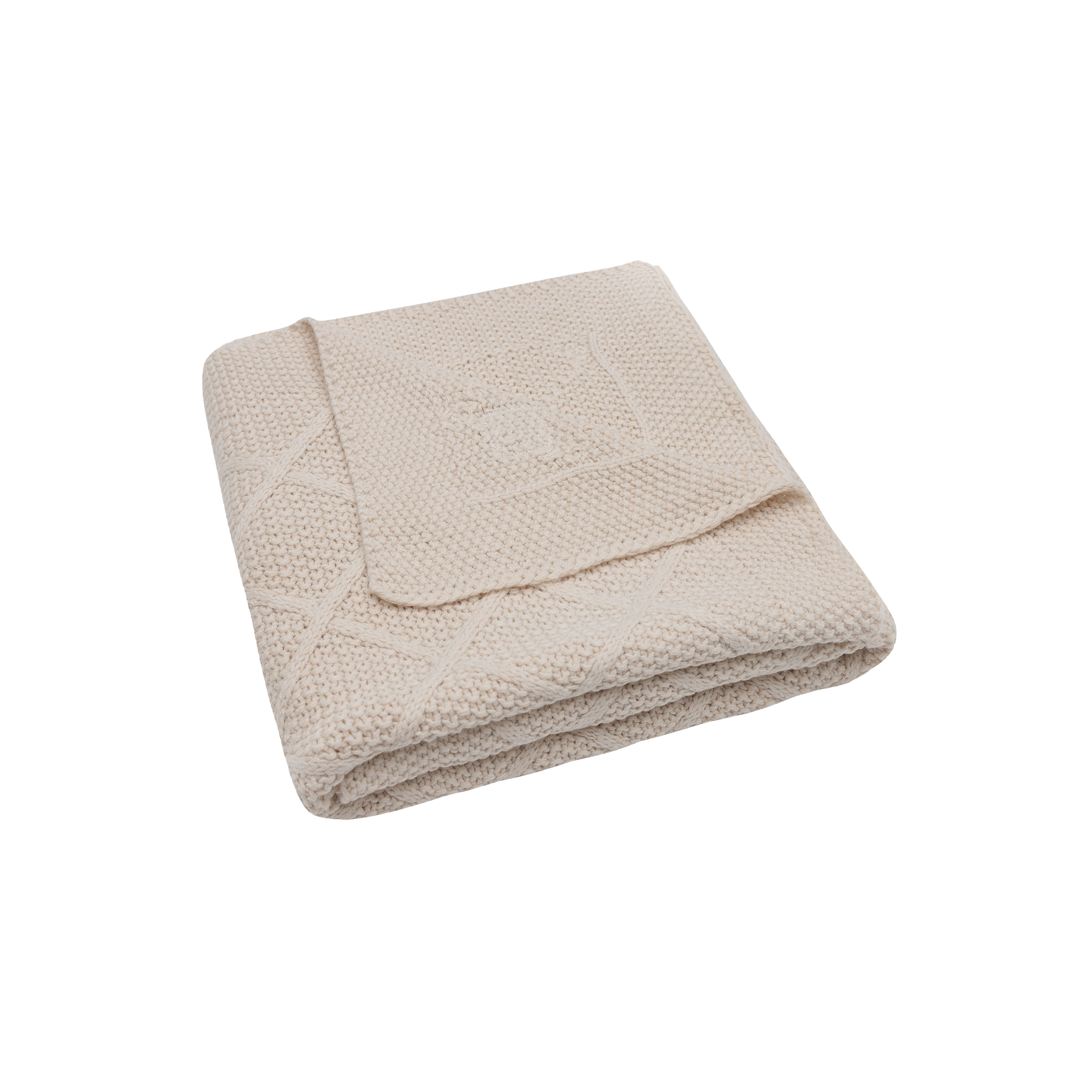 Decke Oatmeal 75x100cm Check Knit Sand Decke Oatmeal 75x100cm Check Knit Sand