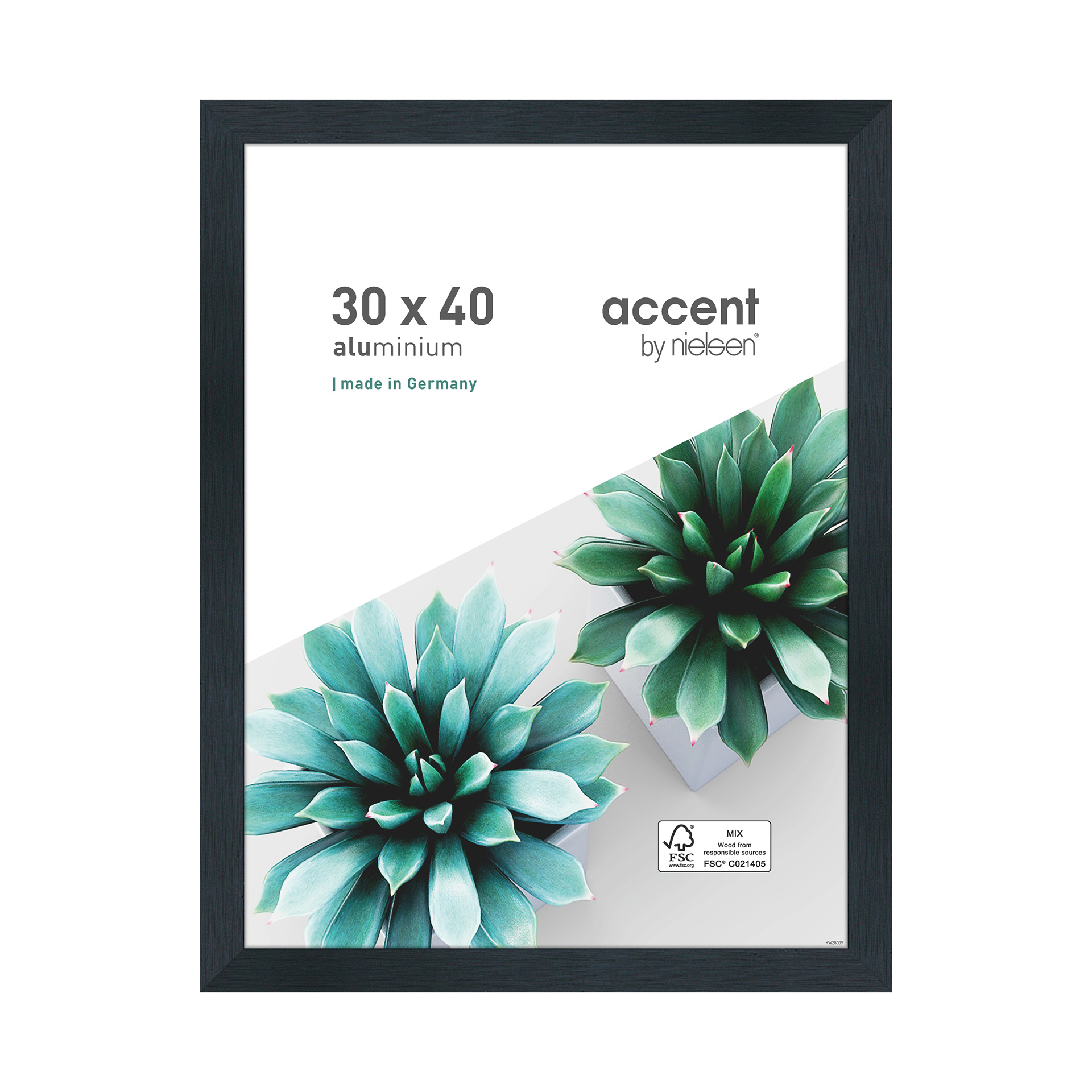 Bilderrahmen Star Struktur Schwarz matt Bilderrahmen Star Struktur Schwarz matt