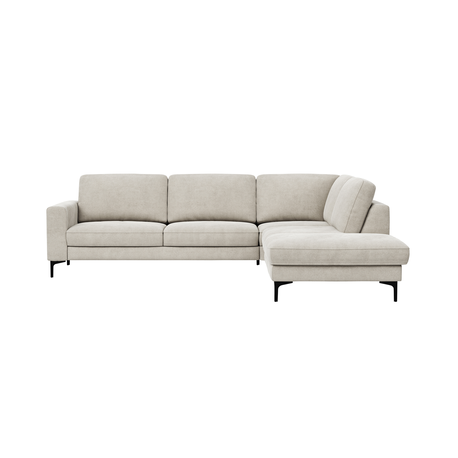 Global wohnen Ecksofa Oviedo Weiß langer Schenkel rechts Global wohnen Ecksofa Oviedo Weiß langer Schenkel rechts