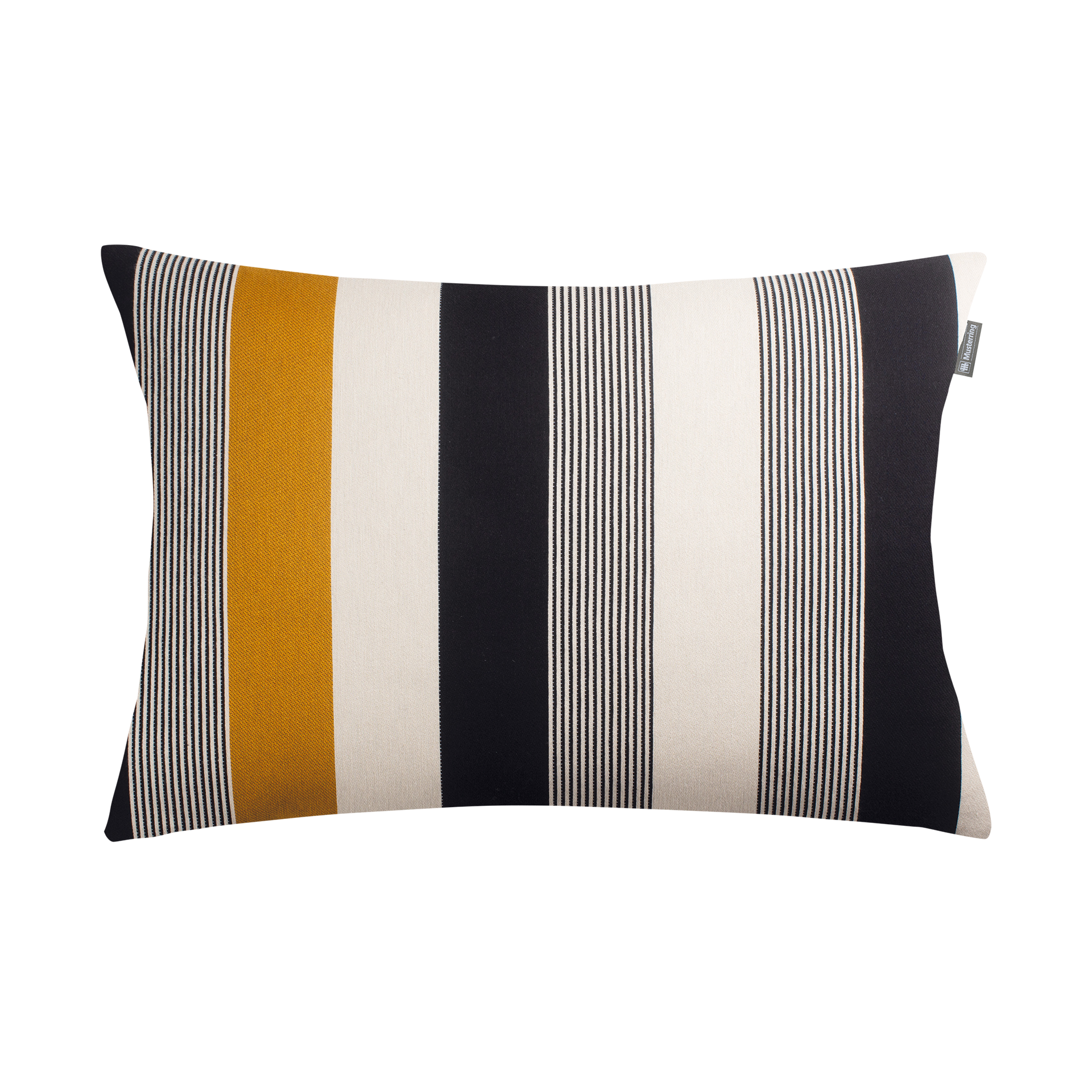 Musterring Kissenhülle Stripe gelb cm