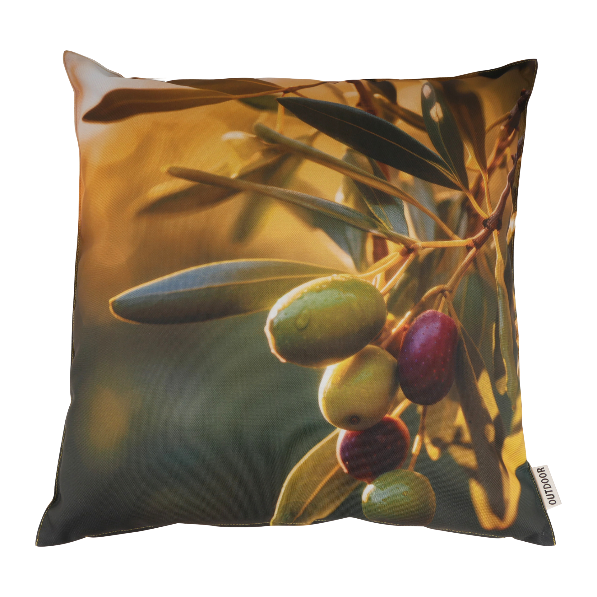 Outdoor-Kissen Oliven Grün 45x45cm