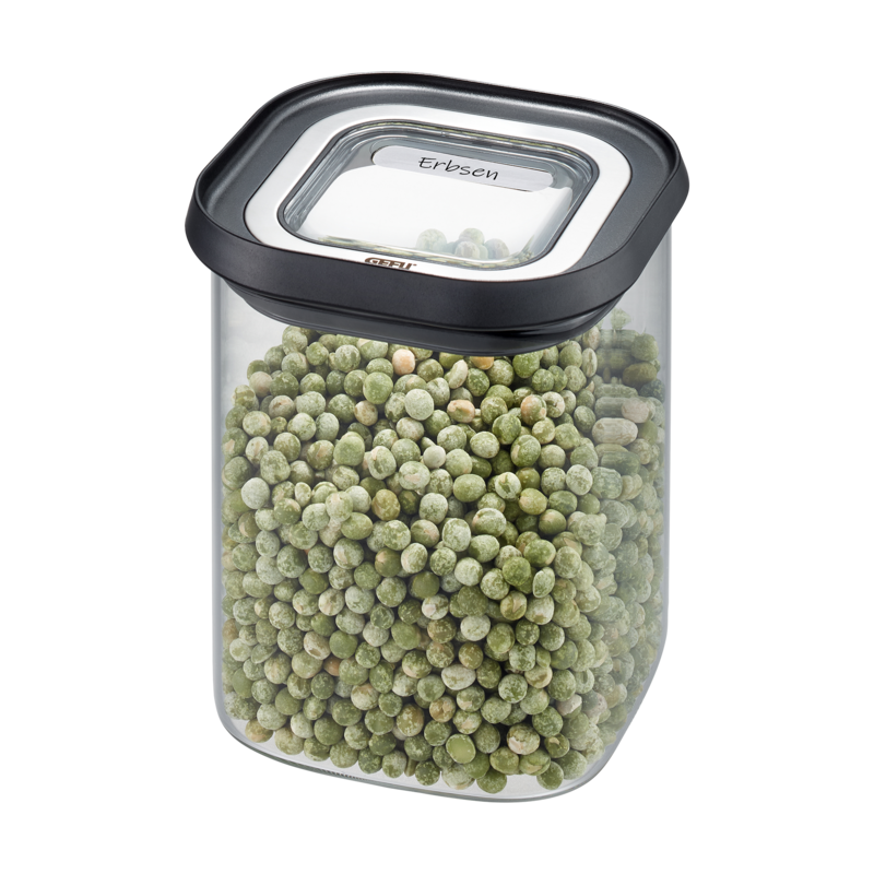 Gefu Vorratsdose Pantry Schwarz-Silber
