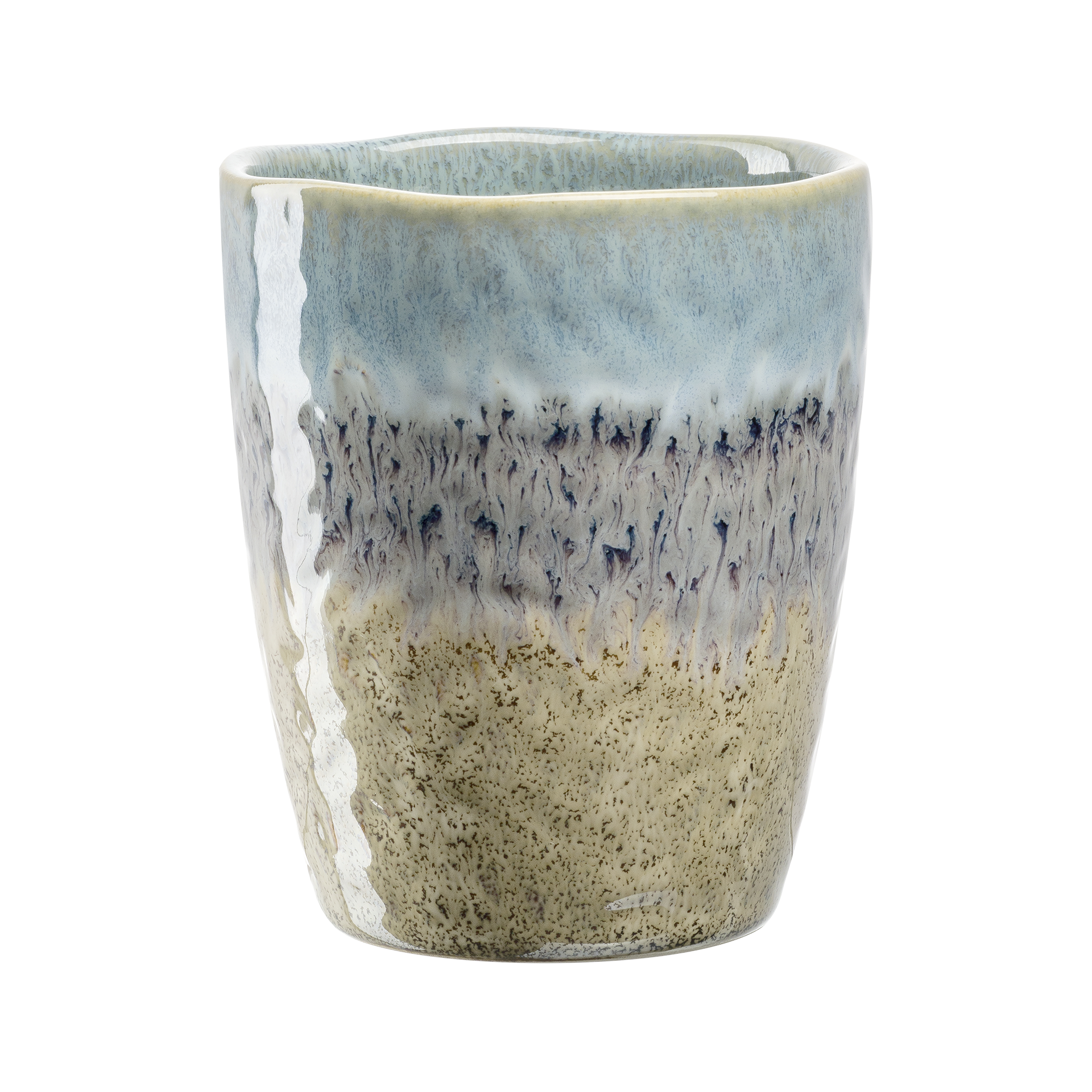 Becher Matera Blau Beige Anthrazit Becher Matera Blau Beige Anthrazit