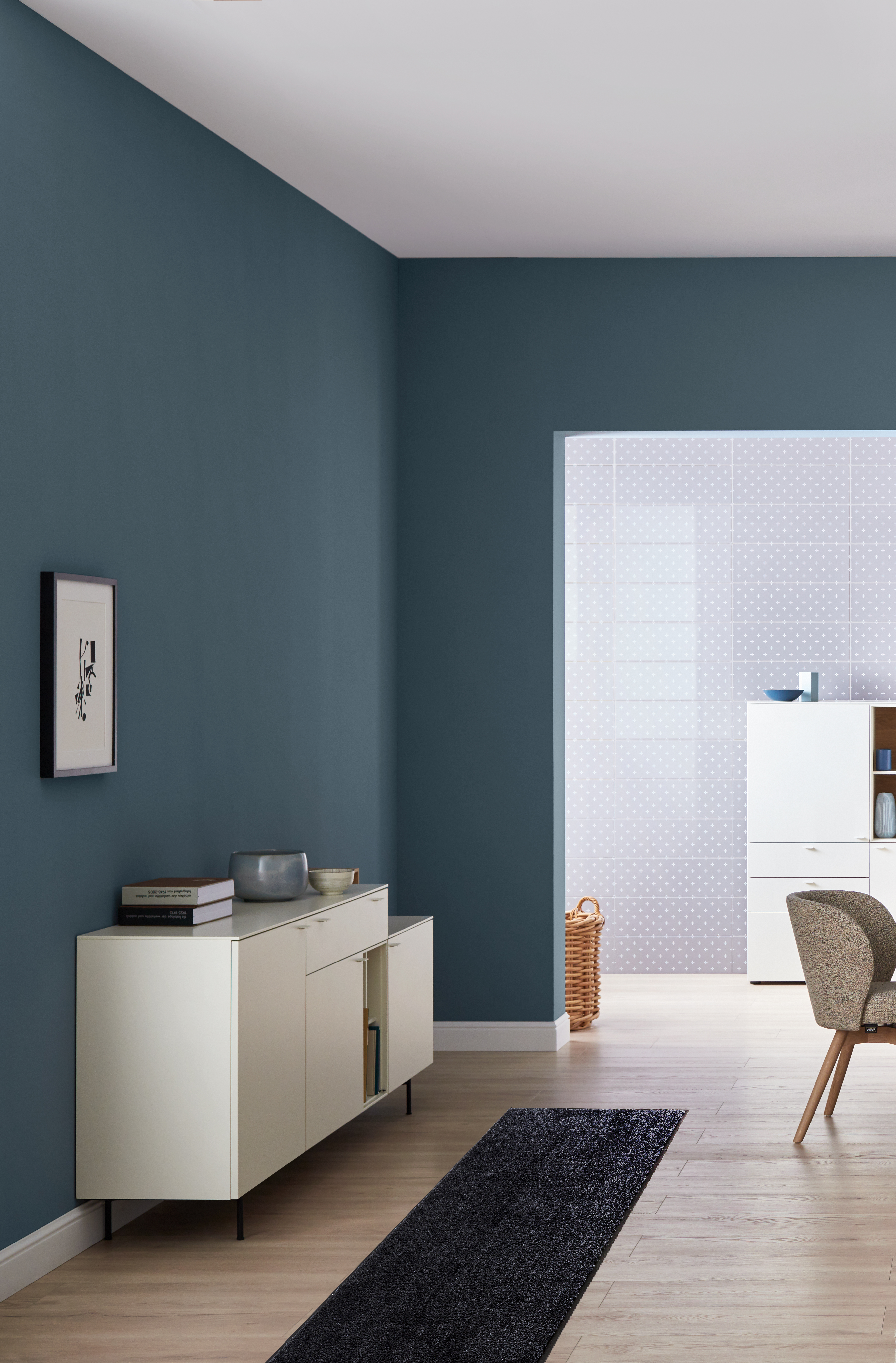 SCHÖNER WOHNEN-Kollektion Fußmatte Miami 67x150 Anthrazit-Schwarz-uni SCHÖNER WOHNEN-Kollektion Fußmatte Miami 67x150 Anthrazit-Schwarz-uni