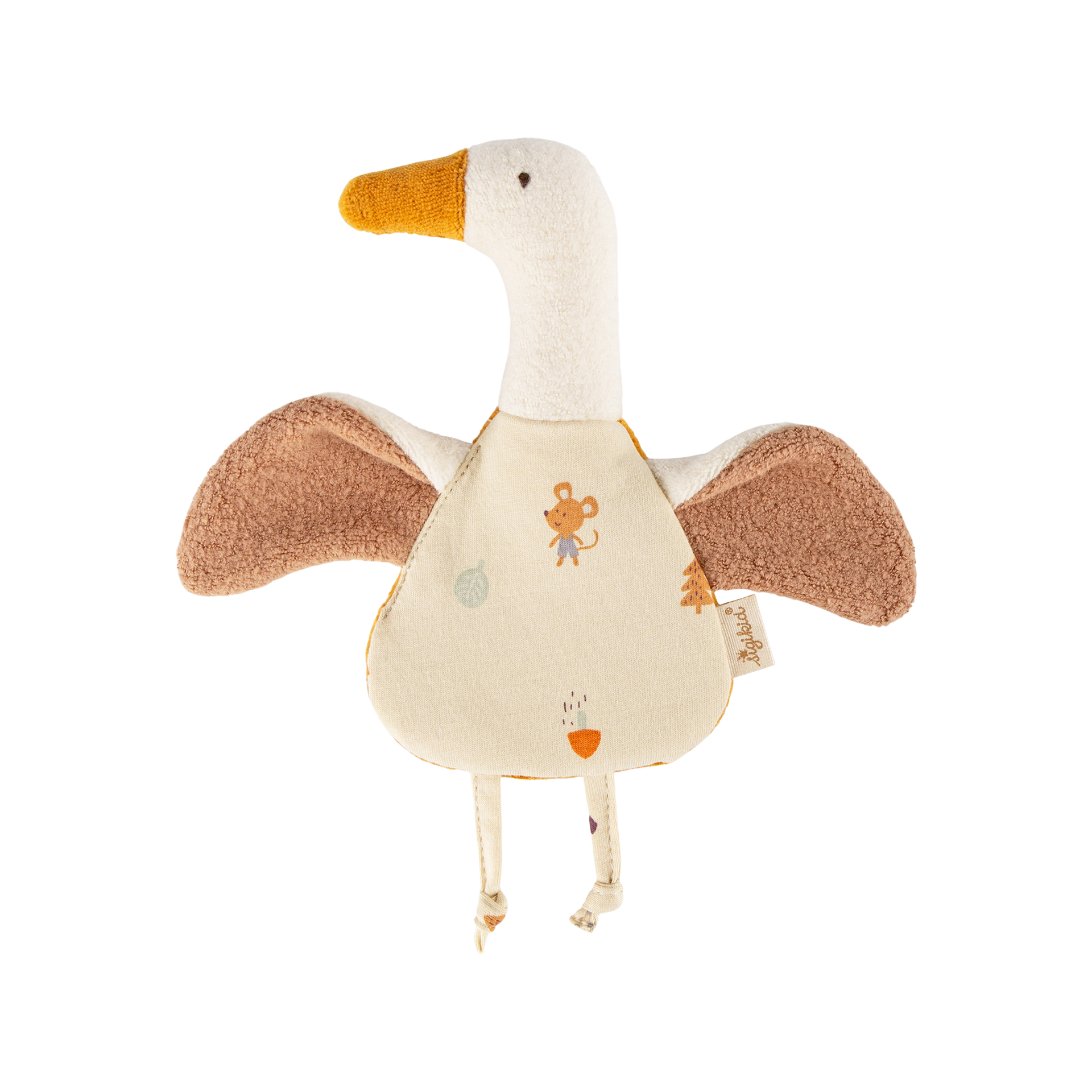 Plüschtier sigibaby Cremeweiß/Braun