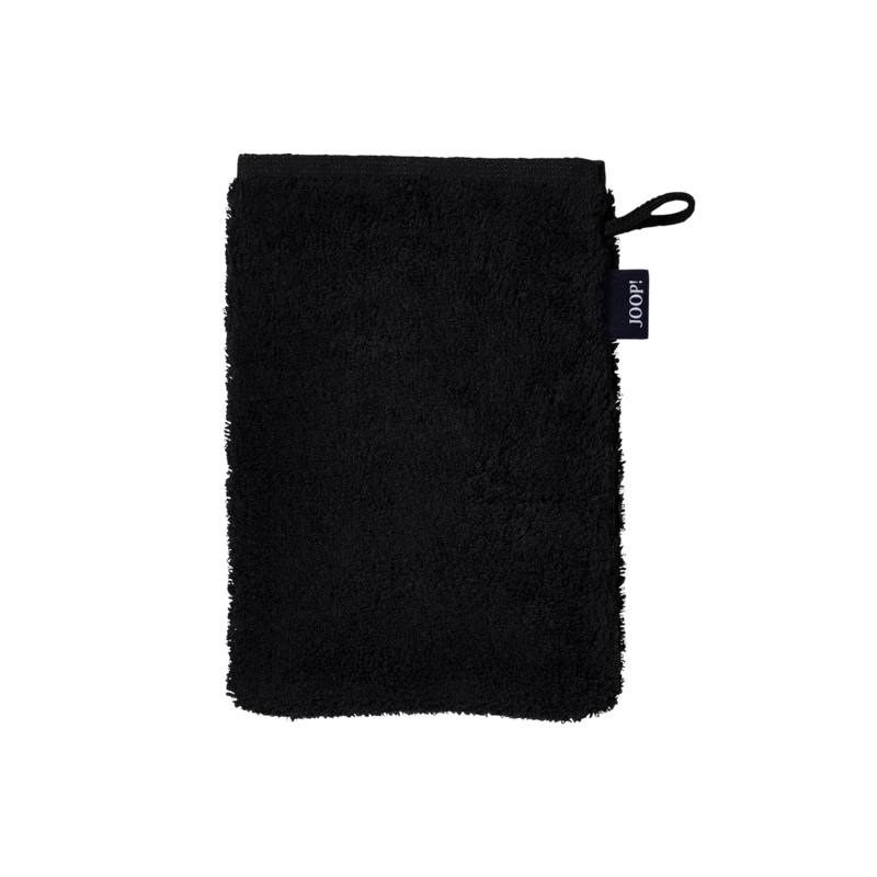 JOOP! Waschhandschuh Classic Schwarz 16x22cm