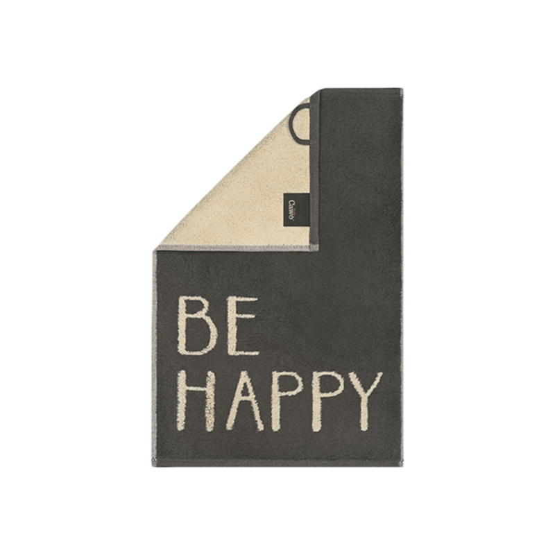 Cawö Gästehandtuch Be Happy Beige 30x50cm Cawö Gästehandtuch Be Happy Beige 30x50cm