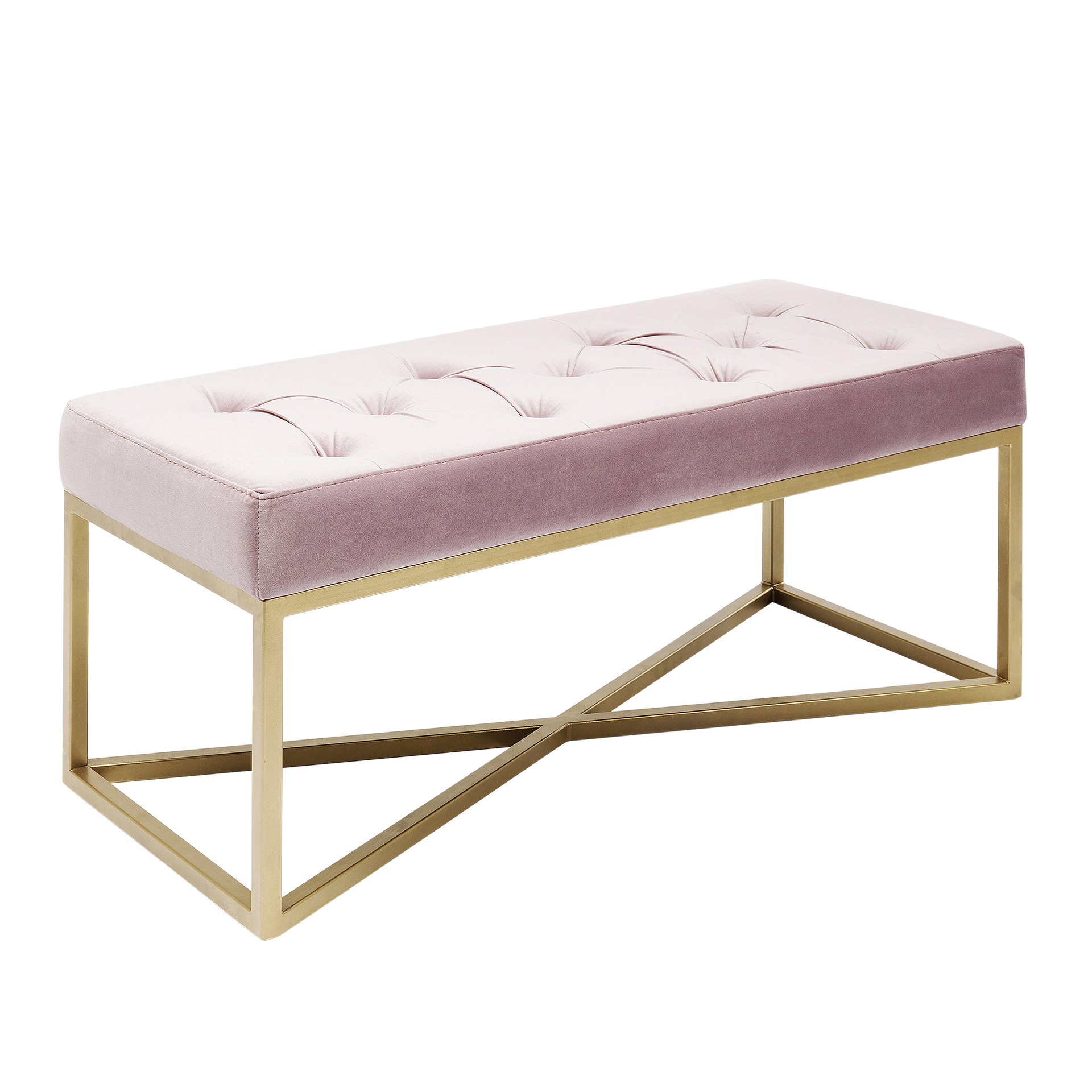 Kare Garderobenbank Crossover Rosa