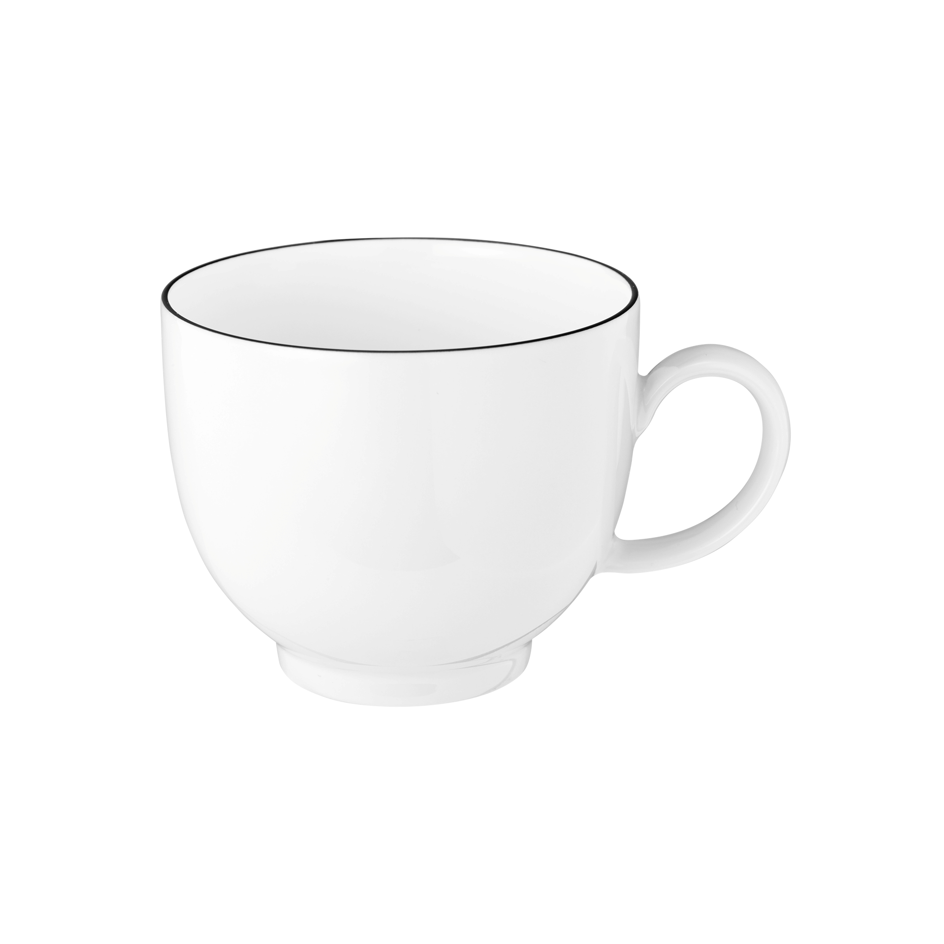 Kaffeetasse Lido Black Line Schwarz