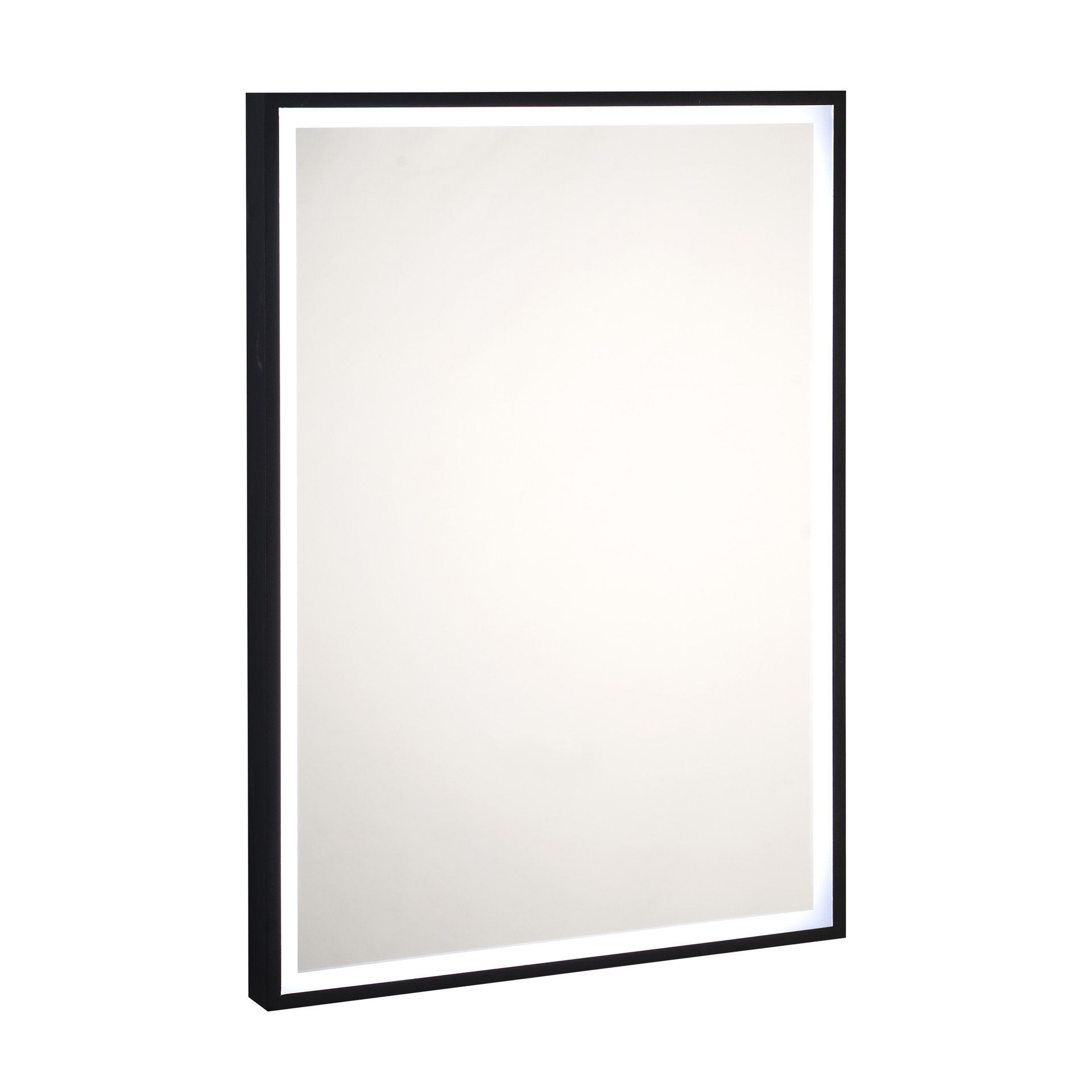 LED Badspiegel Flora Schwarz 50*5*70