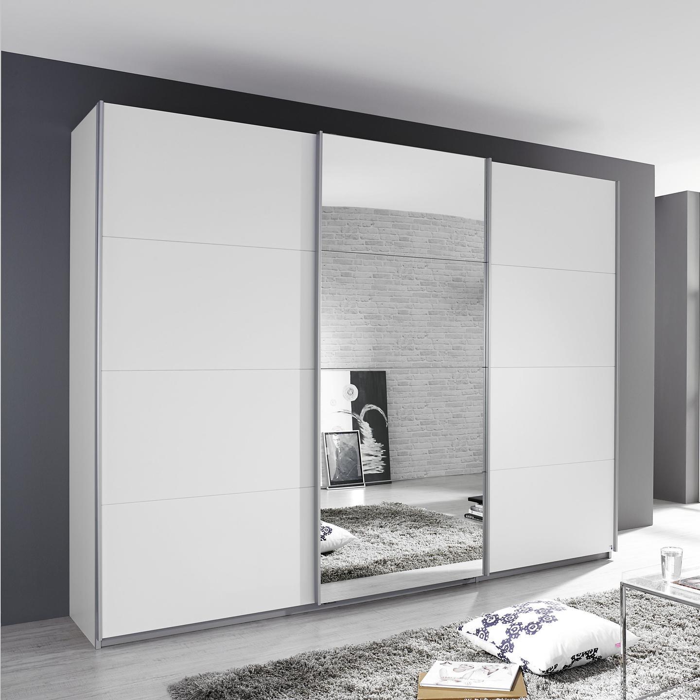 Schwebetürenschrank Kuba Weiß 62*278*214 Schwebetürenschrank Kuba Weiß 62*278*214