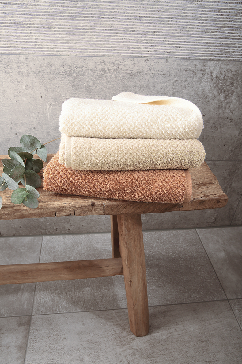 Cawö Handtuch Pure Beige 50x100cm Cawö Handtuch Pure Beige 50x100cm