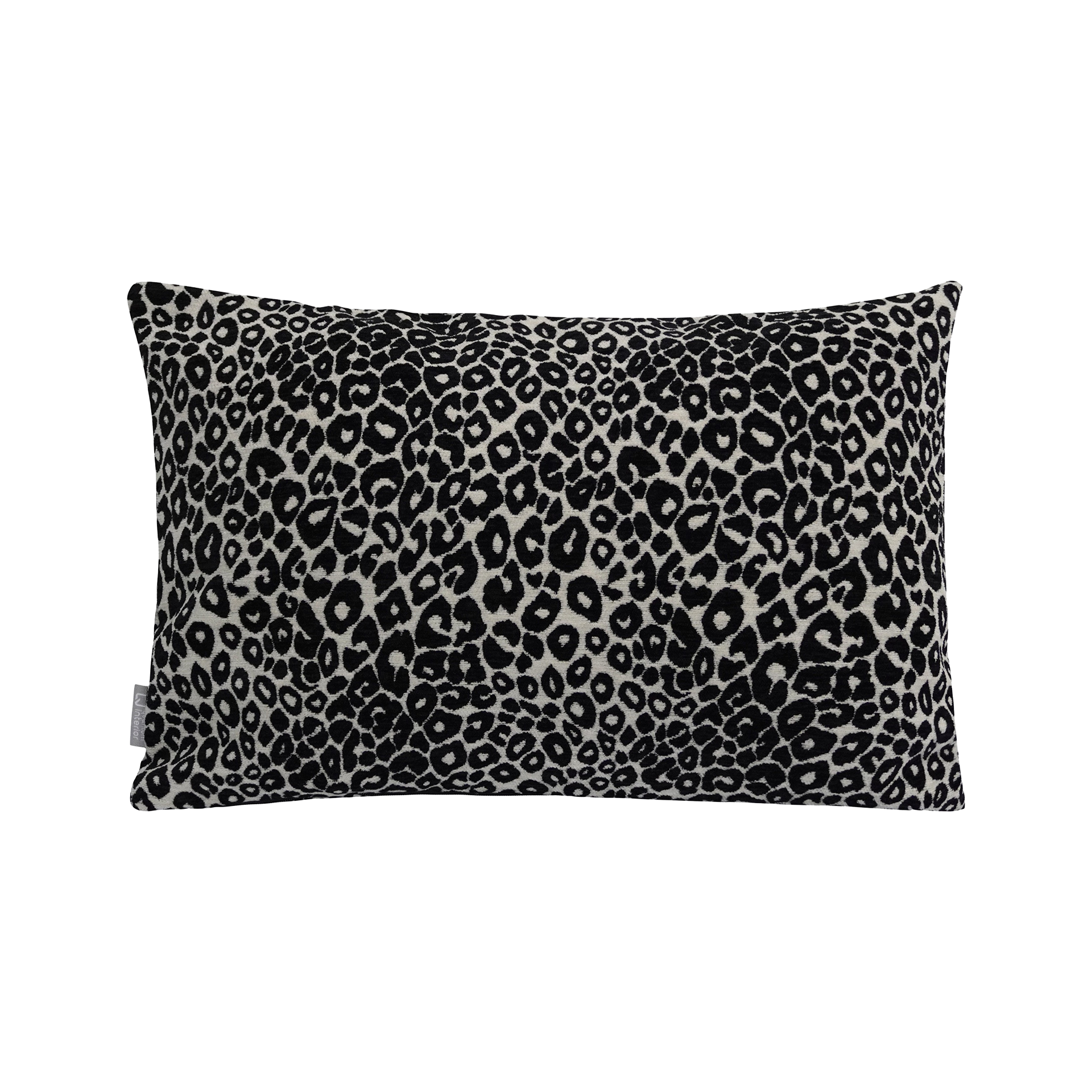 Kissen Leopard Schwarz Weiß 40x60cm Kissen Leopard Schwarz Weiß 40x60cm