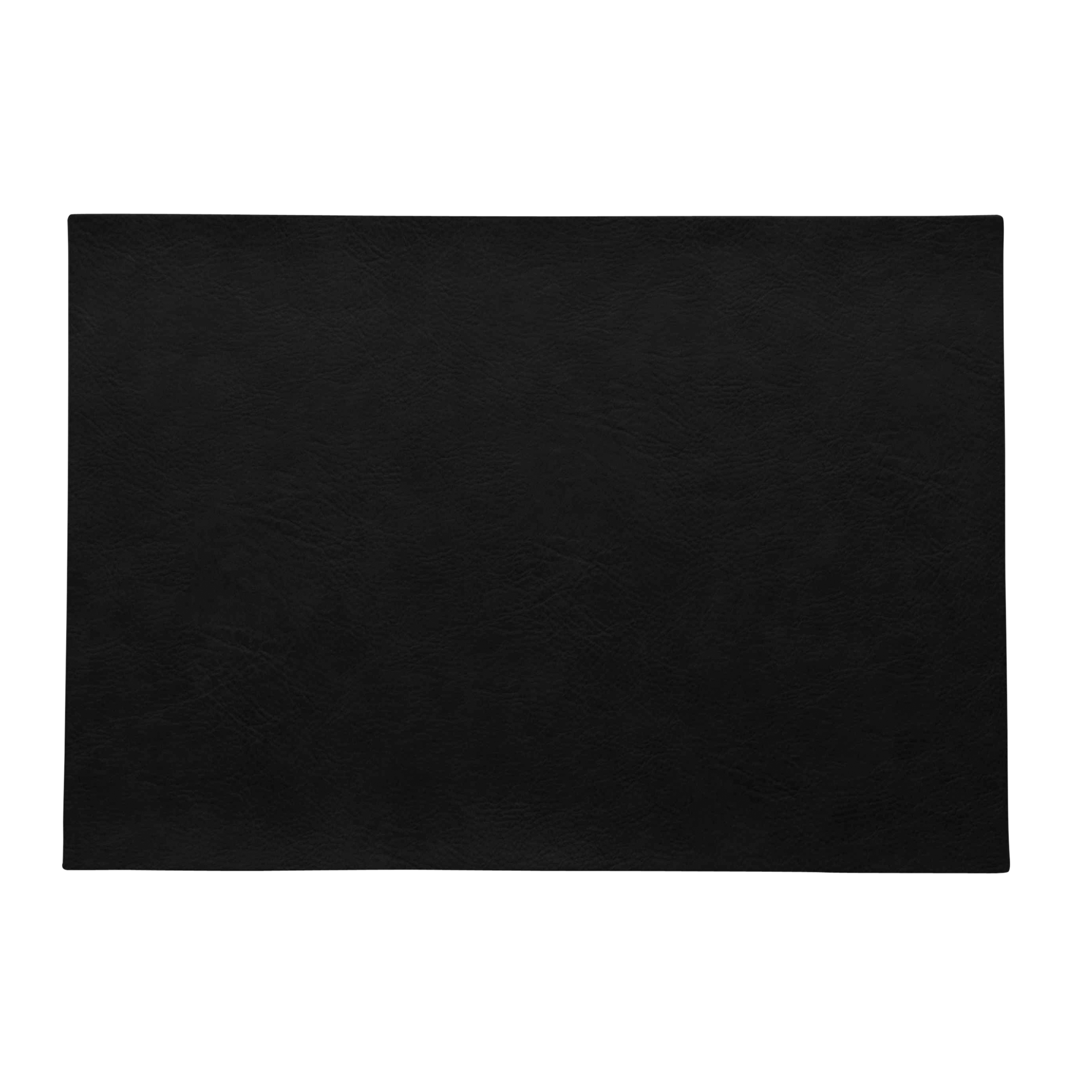 Tischset Vegan Leather schwarz matt Tischset Vegan Leather schwarz matt