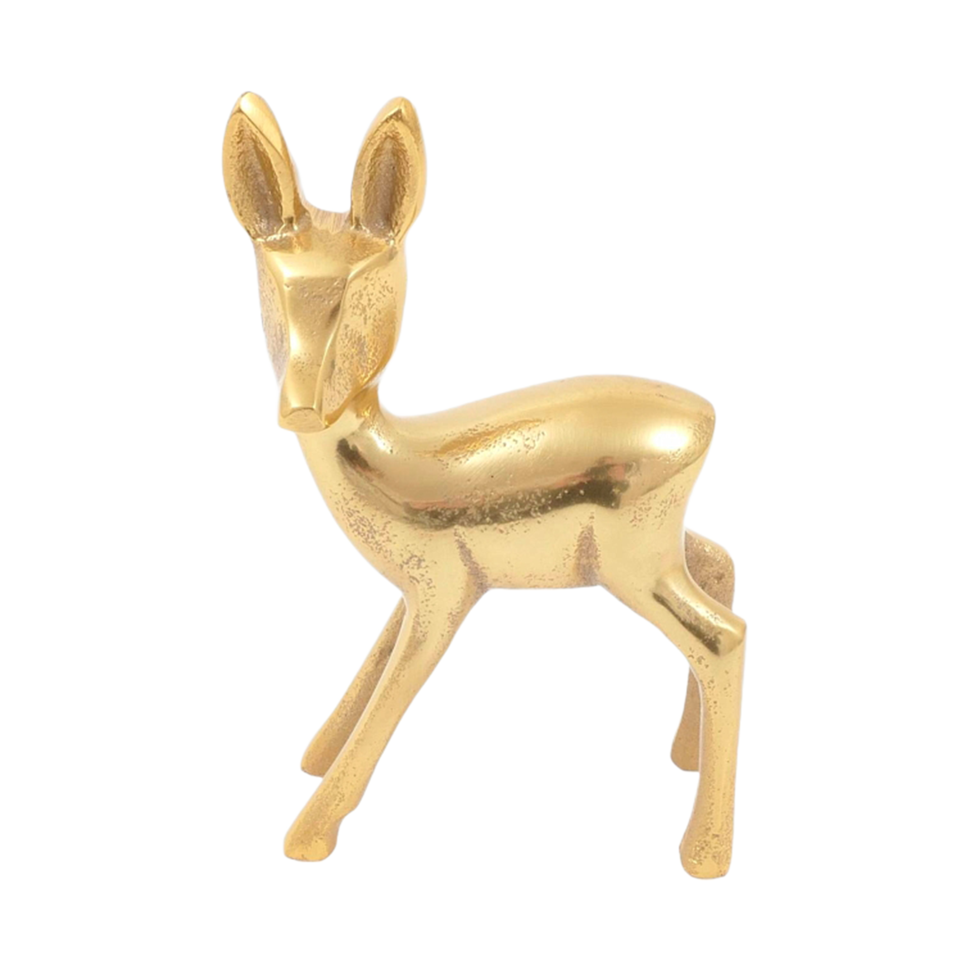 Dekofigur Rehkitz Gold