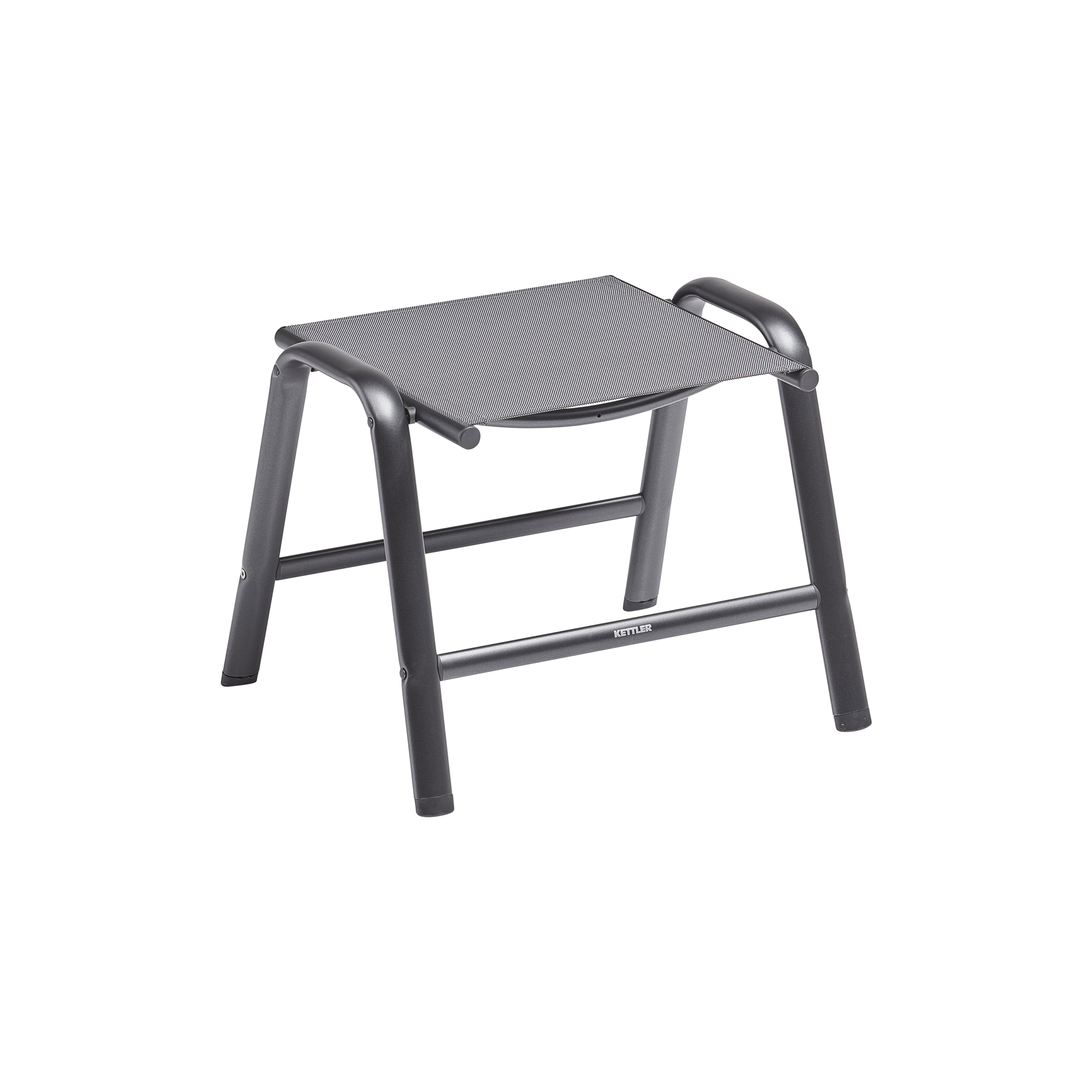 Kettler Hocker Cirrus Bezug Anthrazit-Grau Gestell Anthrazit Kettler Hocker Cirrus Bezug Anthrazit-Grau Gestell Anthrazit