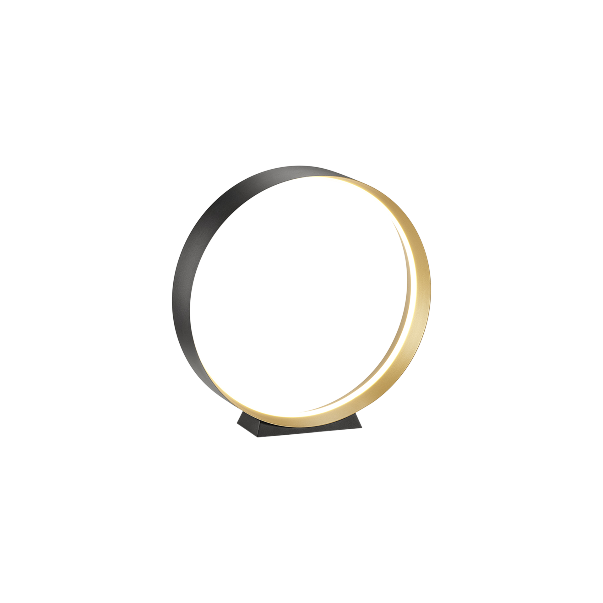 Tischleuchte LOOP Gold Schwarz Tischleuchte LOOP Gold Schwarz