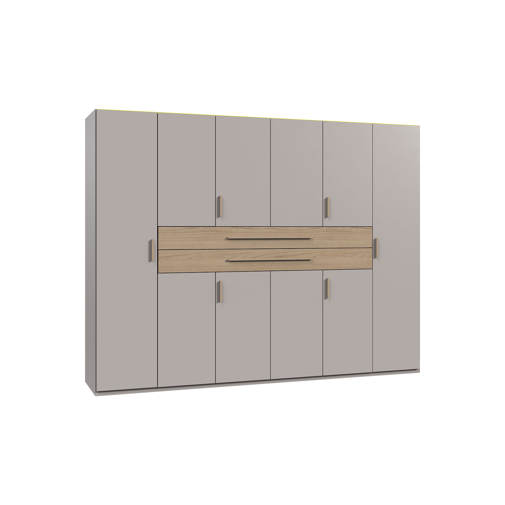 Drehtürenschrank Digo 10-türig Beige 65*270*208