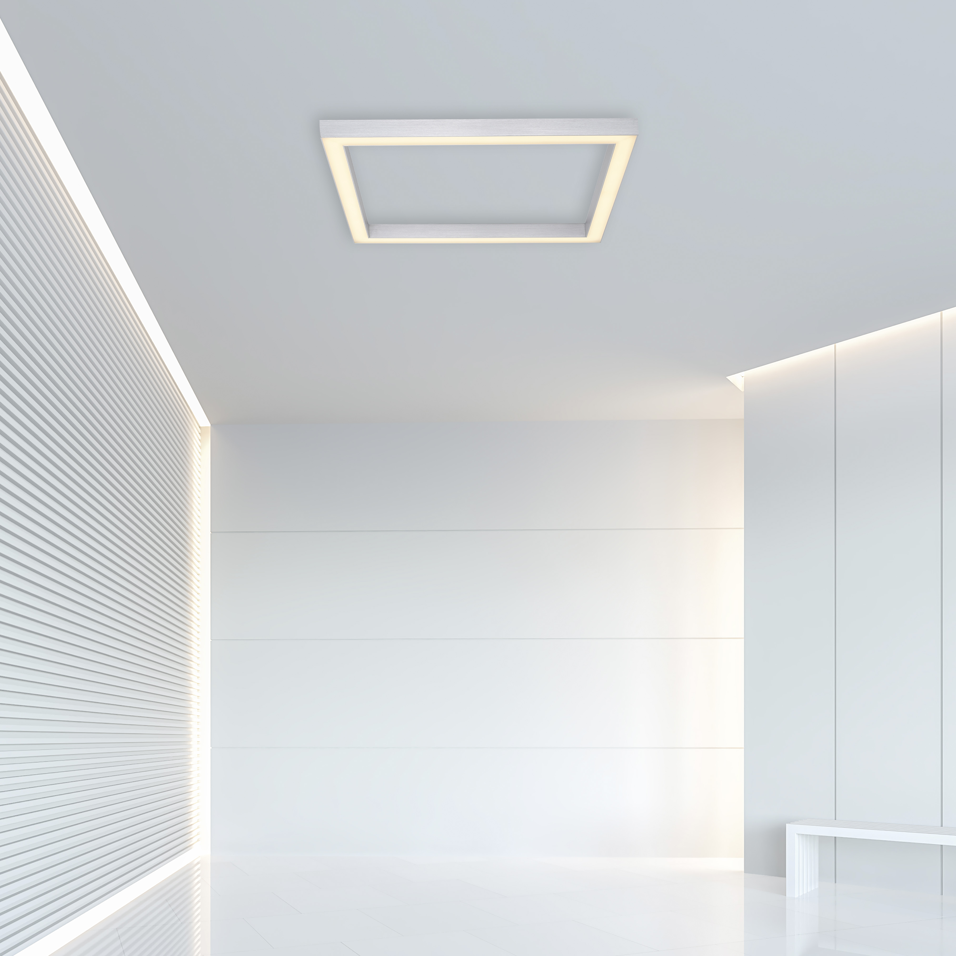 Deckenleuchte PURE-LINES aluminium Deckenleuchte PURE-LINES aluminium