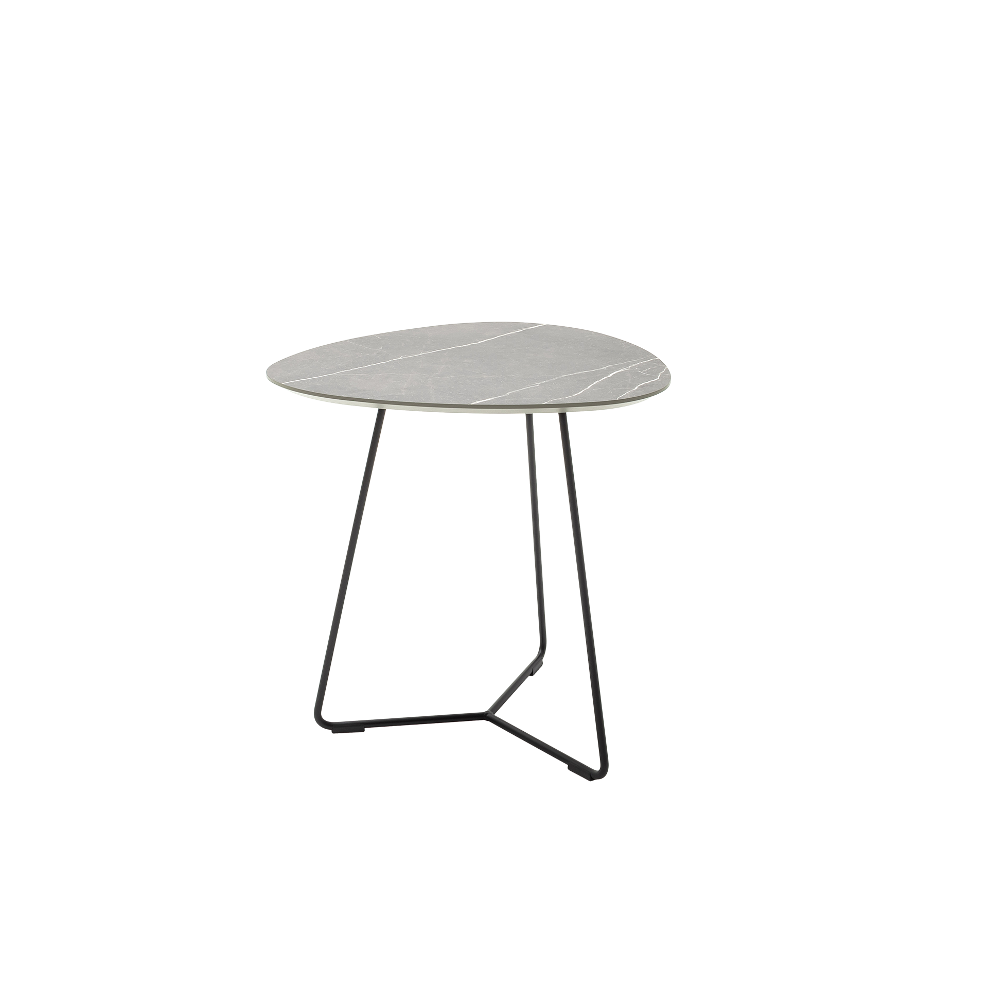 Contur Beistelltisch Fano Pulpis dark Schwarz 50*59*55