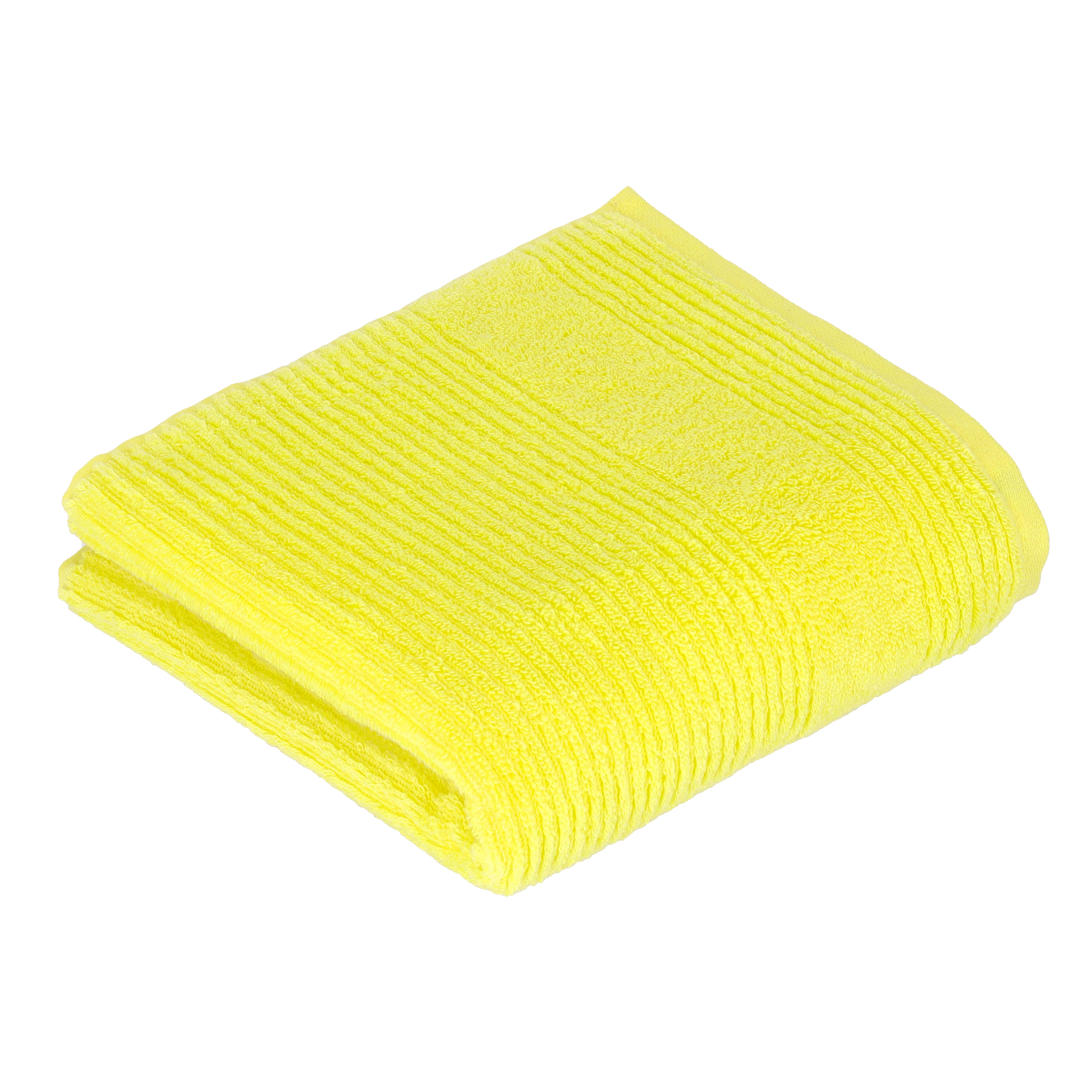 Vossen Handtuch Tomorrow Electric Yellow 50x100cm Vossen Handtuch Tomorrow Electric Yellow 50x100cm
