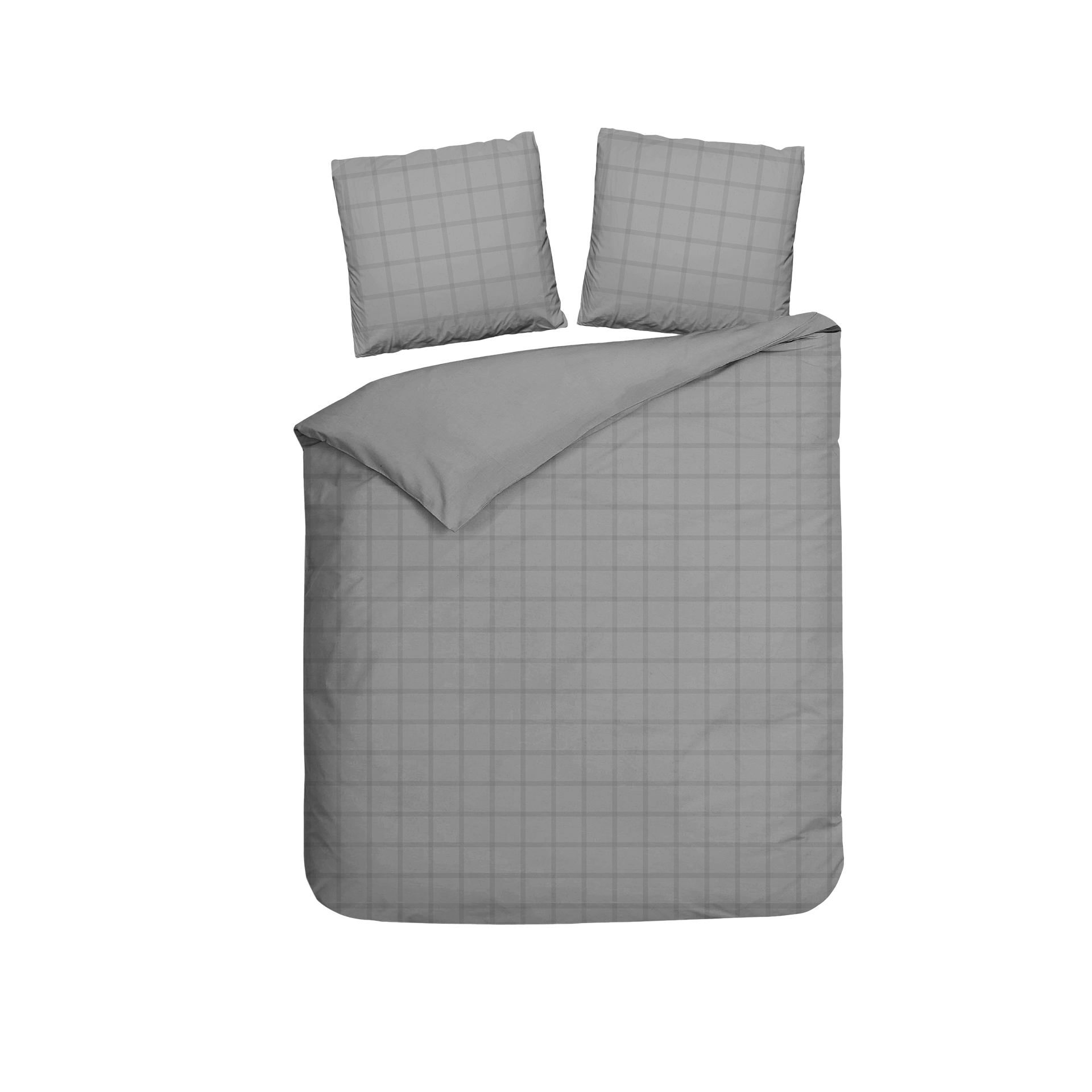 Satin Bettwäsche Diamante Glacier Grey 200x200cm Satin Bettwäsche Diamante Glacier Grey 200x200cm