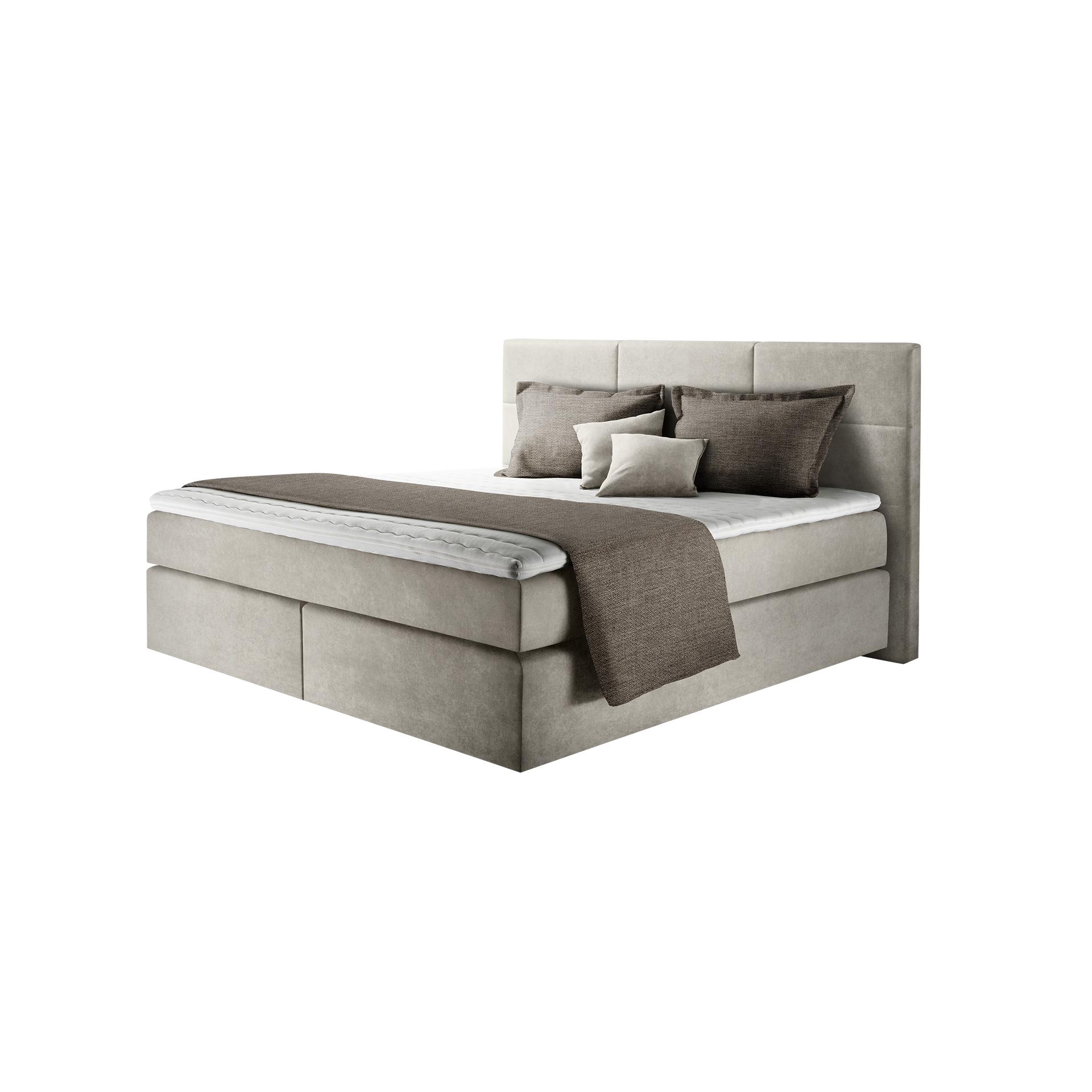FH Collection Boxspringbett Dream Beige 180x200 cm H2 - mittelfest, bis ca. 80 kg H3 - fest, ab ca. 80 kg FH Collection Boxspringbett Dream Beige 180x200 cm H2 - mittelfest, bis ca. 80 kg H3 - fest, ab ca. 80 kg