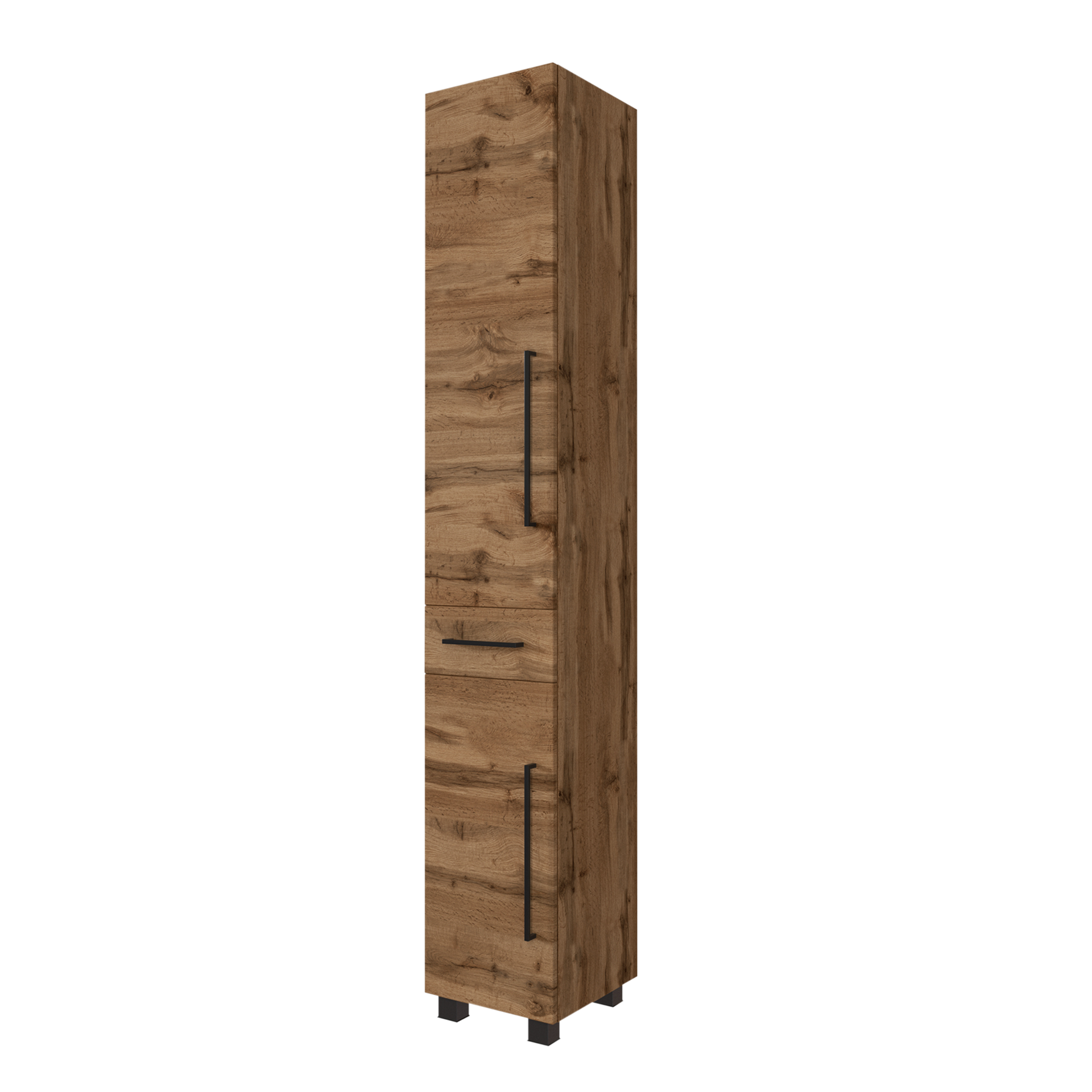 Novofurn Badschrank Ludo Eichefarben 35*30*130 Novofurn Badschrank Ludo Eichefarben 35*30*130