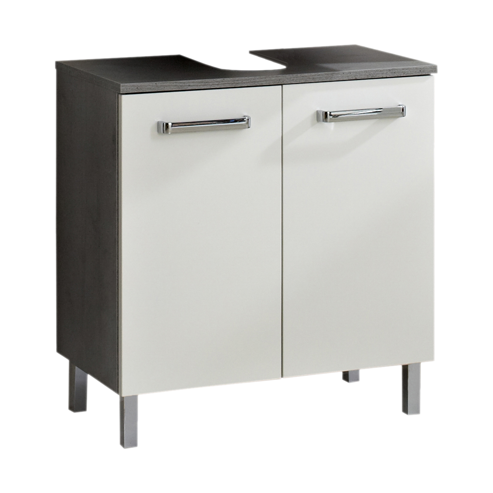 Waschbeckenunterschrank HANAU Weiß 33*60*62