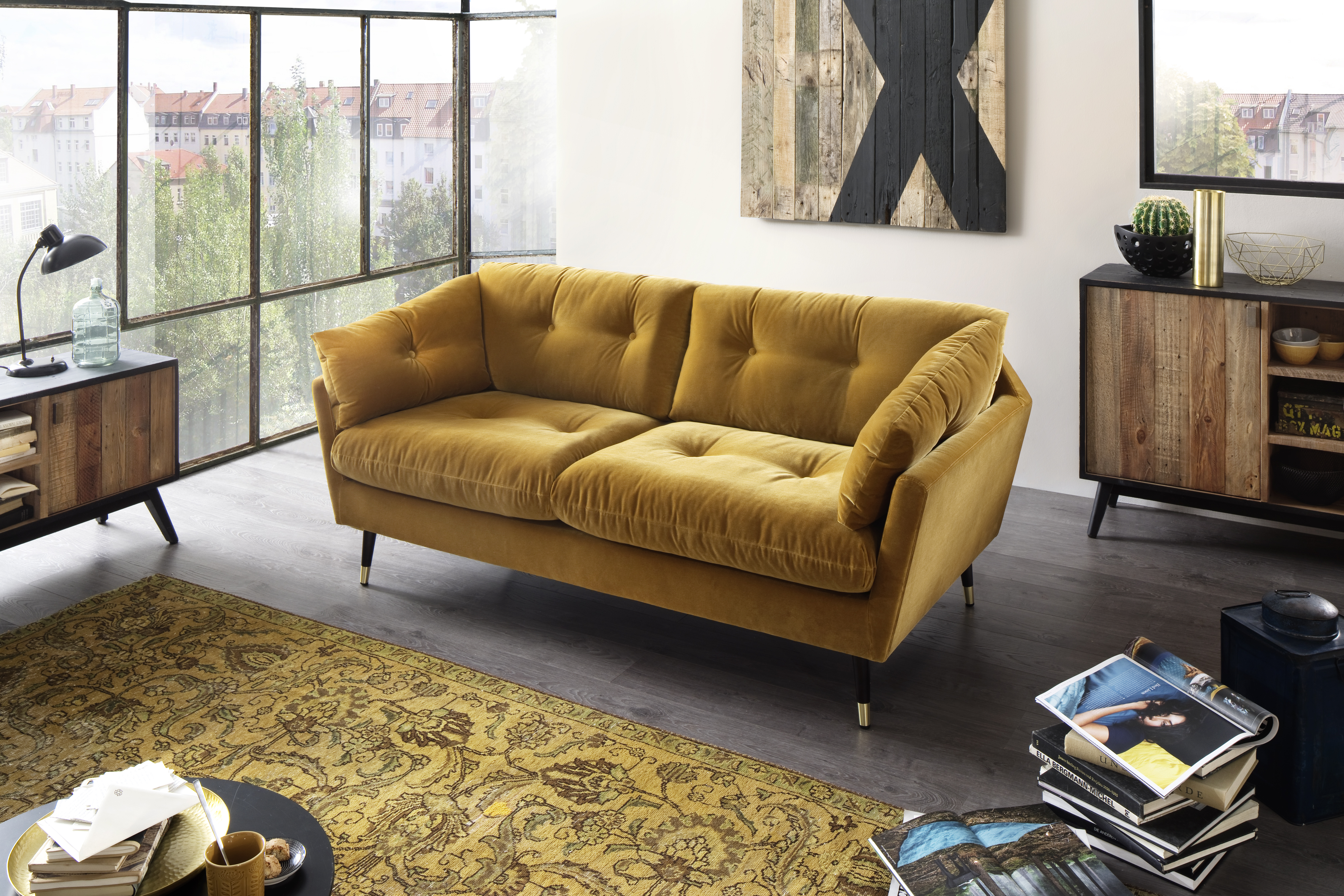 Sofa 2-Sitzer Jamaica Mustard Sofa 2-Sitzer Jamaica Mustard